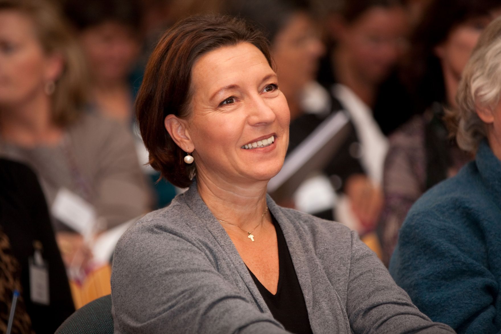 Am 7. Oktober 2011 er&ouml;ffnete Frauenministerin Gabriele Heinisch-Hosek (im Bild) die Frauenenquete ARBEIT.NEU.DENKEN im Schloss Laudon.