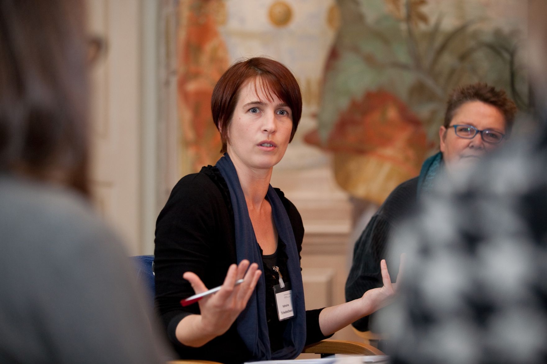 Am 7. Oktober 2011 er&ouml;ffnete Frauenministerin Gabriele Heinisch-Hosek die Frauenenquete ARBEIT.NEU.DENKEN im Schloss Laudon.