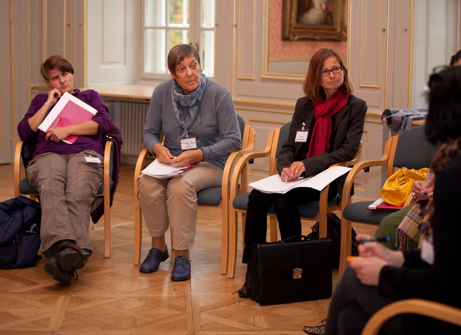Am 7. Oktober 2011 er&ouml;ffnete Frauenministerin Gabriele Heinisch-Hosek die Frauenenquete ARBEIT.NEU.DENKEN im Schloss Laudon.
