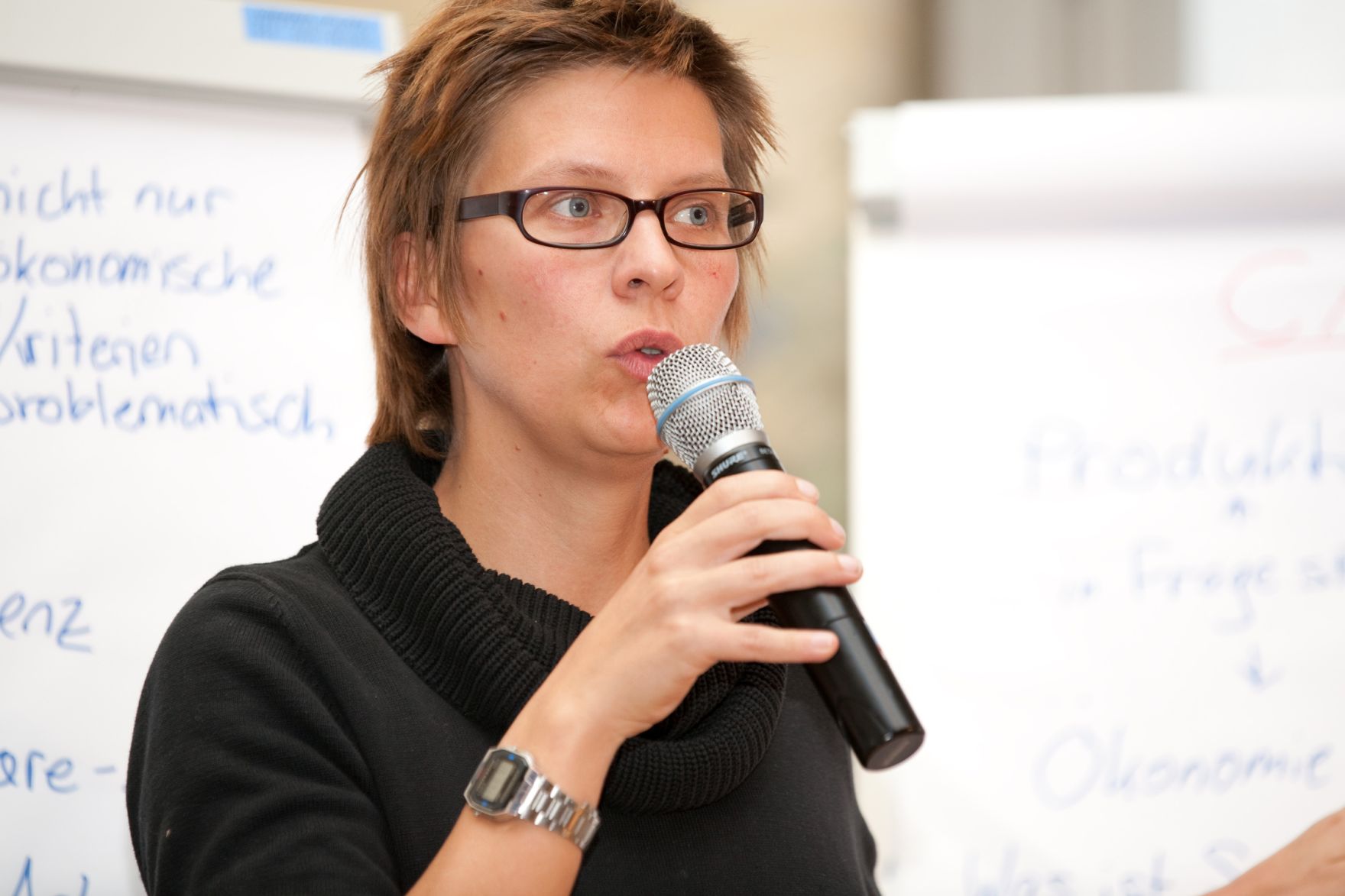 Am 7. Oktober 2011 er&ouml;ffnete Frauenministerin Gabriele Heinisch-Hosek die Frauenenquete ARBEIT.NEU.DENKEN im Schloss Laudon.