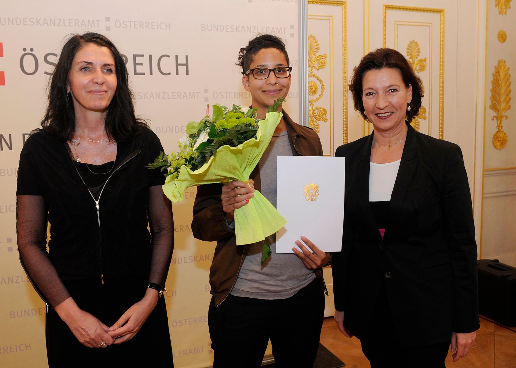 Am 1. Juni 2011, Frauenministerin Gabriele Heinisch-Hosek bei der Verleihung des "Johanna Dohnal-F&ouml;rderpreis 2011".