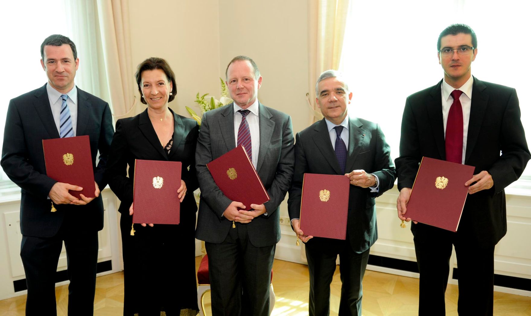 Am 7. Juni 2011, Bundesministerin Gabriele Heinisch-Hosek bei der Vertragsunterzeichnung Francophonie.