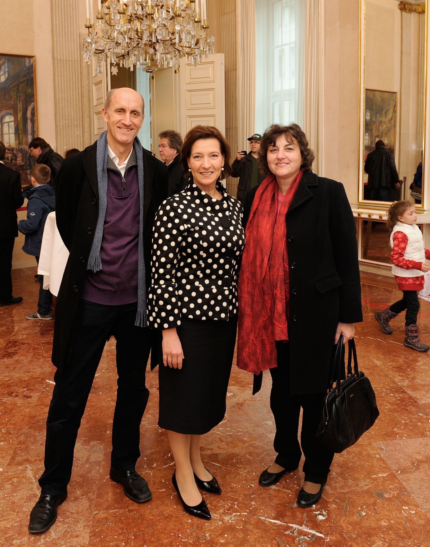 Am 26. Oktober 2012 empfing Frauenministerin Gabriele Heinisch-Hosek im Rahmen des Nationalfeiertages Besucherinnen und Besucher im Bundeskanzleramt.