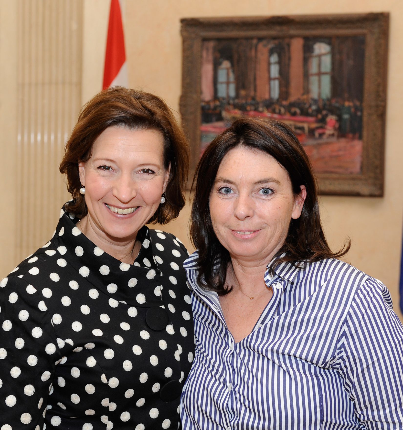 Am 26. Oktober 2012 empfing Frauenministerin Gabriele Heinisch-Hosek im Rahmen des Nationalfeiertages Besucherinnen und Besucher im Bundeskanzleramt.