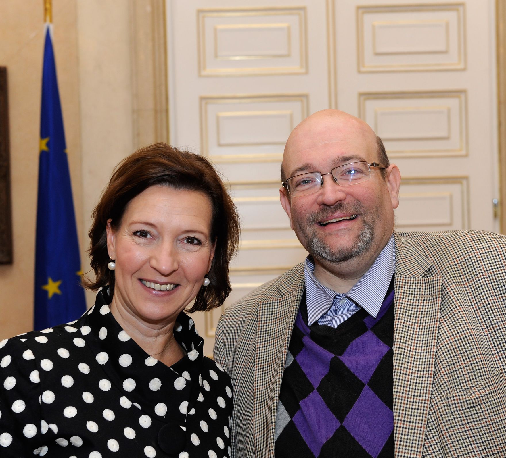 Am 26. Oktober 2012 empfing Frauenministerin Gabriele Heinisch-Hosek im Rahmen des Nationalfeiertages Besucherinnen und Besucher im Bundeskanzleramt.