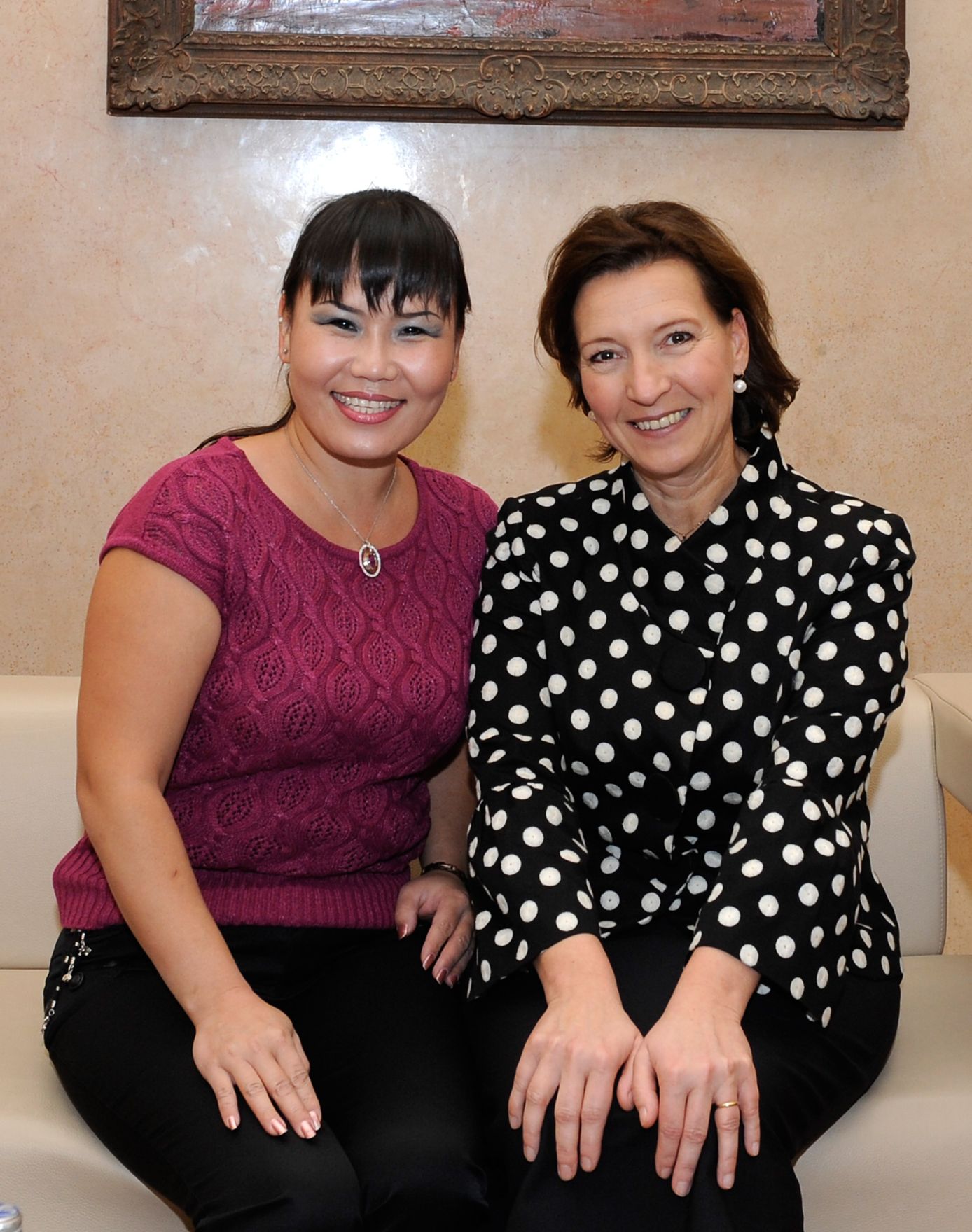 Am 26. Oktober 2012 empfing Frauenministerin Gabriele Heinisch-Hosek im Rahmen des Nationalfeiertages Besucherinnen und Besucher im Bundeskanzleramt.