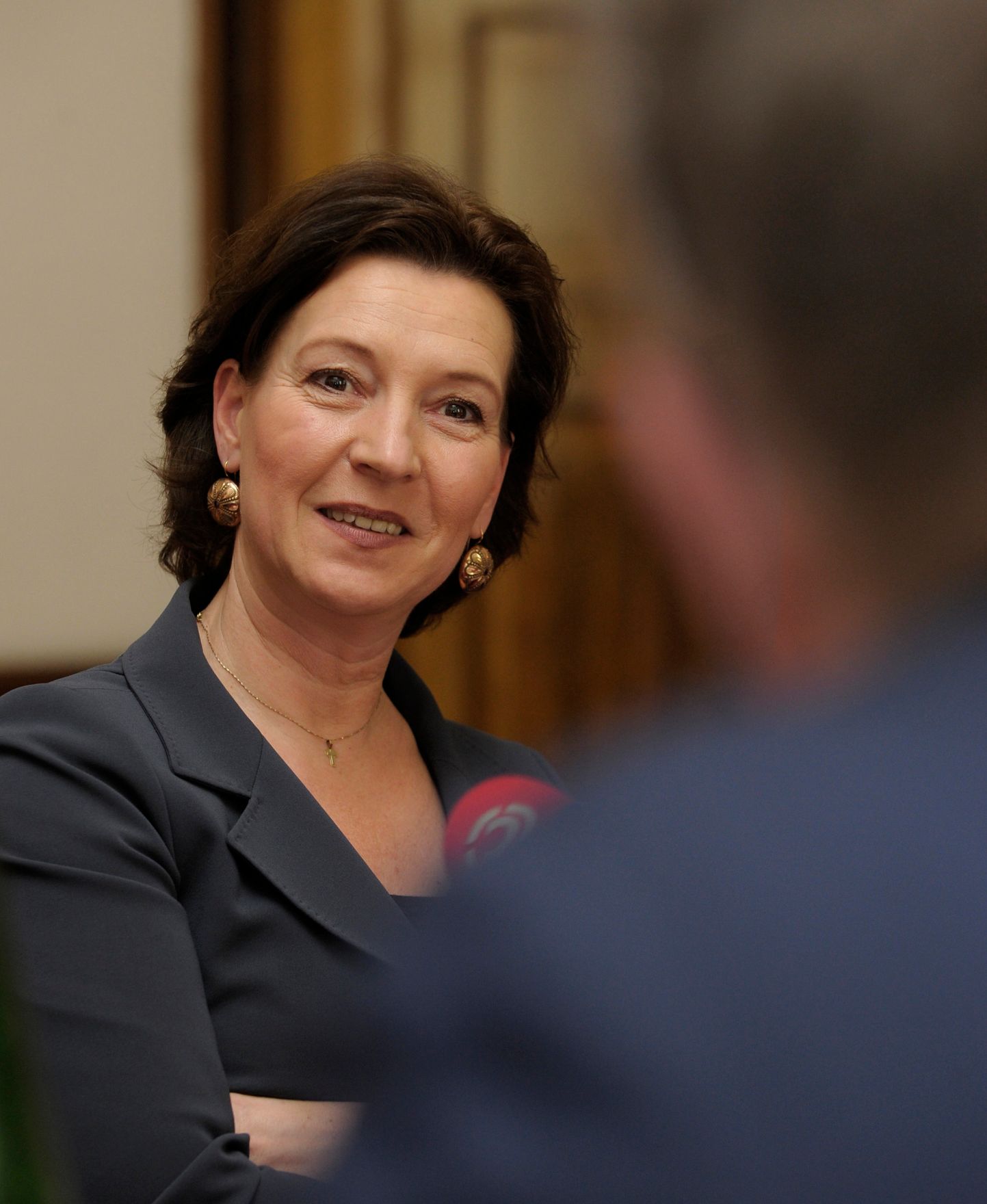 Am 7. Mai 2013 lud Frauenministerin Gabriele Heinisch-Hosek (im Bild) zum Hintergrundsgespr&auml;ch zum Thema Familienf&ouml;rderungen.