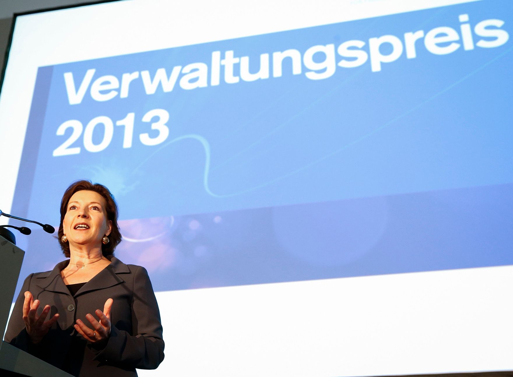 Am 7. Mai 2013 &uuml;berreichte Beamtenministerin Gabriele Heinisch-Hosek den Verwaltungspreis 2013 in der Akademie der Wissenschaften.