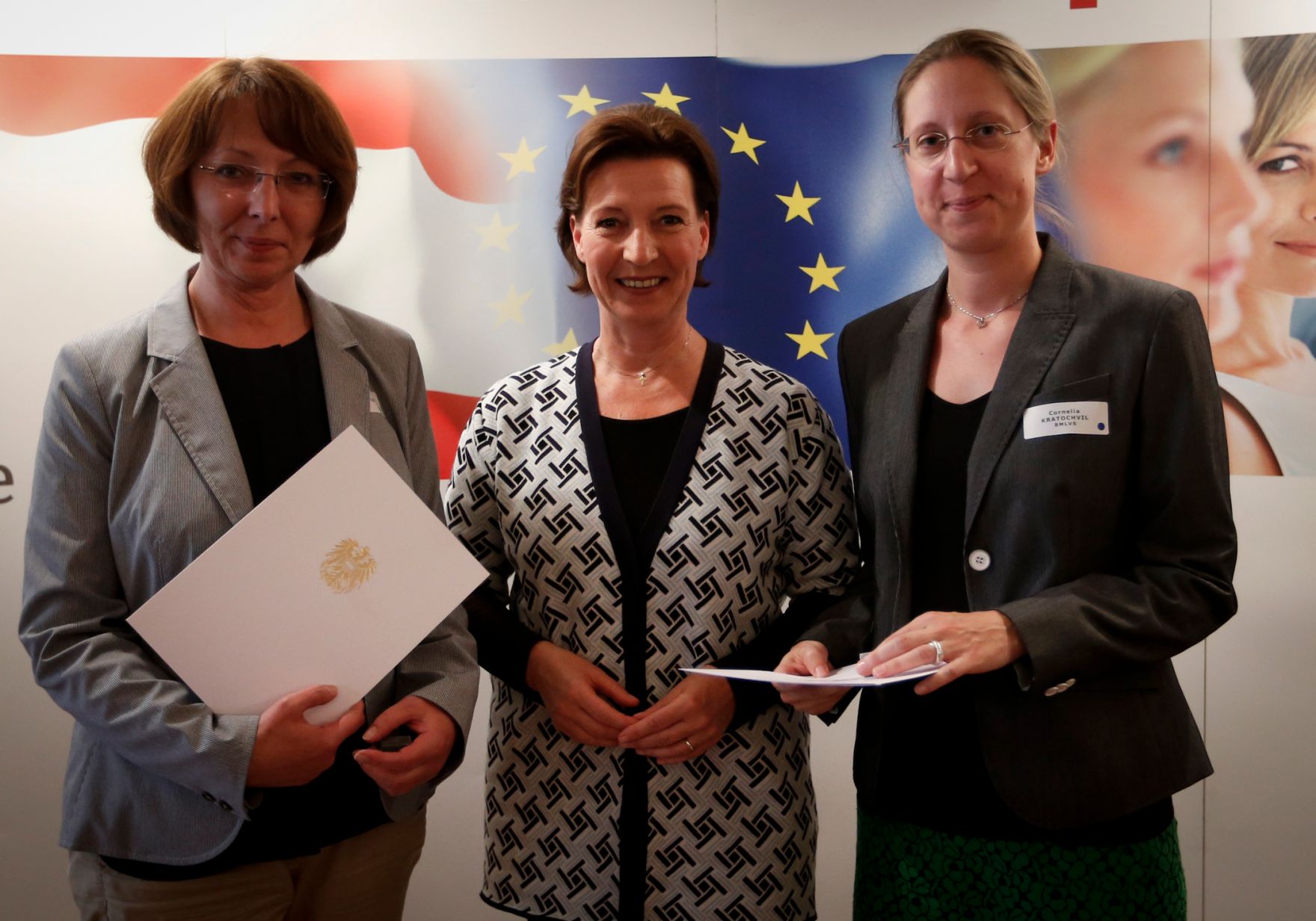 Am 24. Juni 2013 nahm Frauenministerin Gabriele Heinisch-Hosek an der Abschlussveranstaltung im Rahmen des Cross Mentoring Programms des Bundes teil.