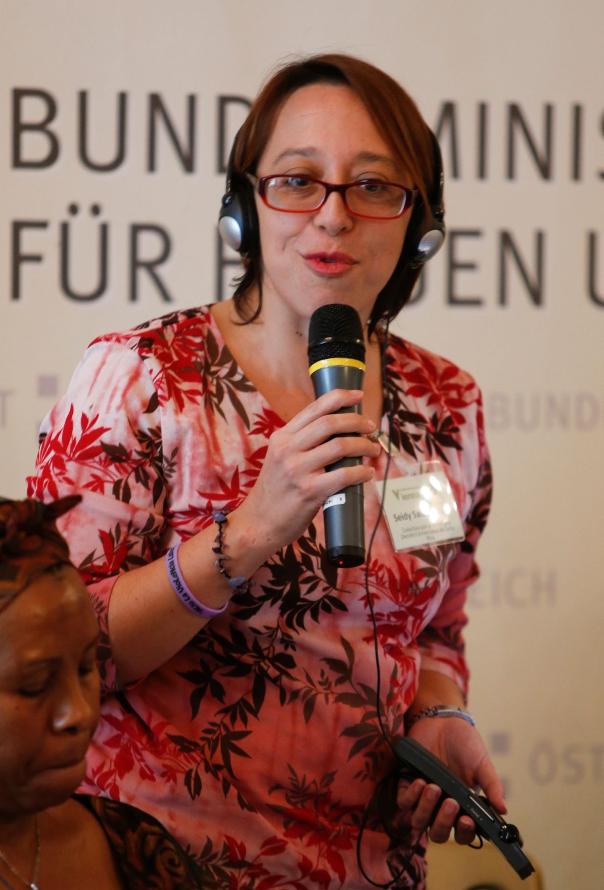 Am 25. Juni 2013 er&ouml;ffnete Frauenministerrin Gabriele Heinisch-Hosek die Veranstaltung Vienna+20: Womens rights at stake?! Voices of international womens rights activists.