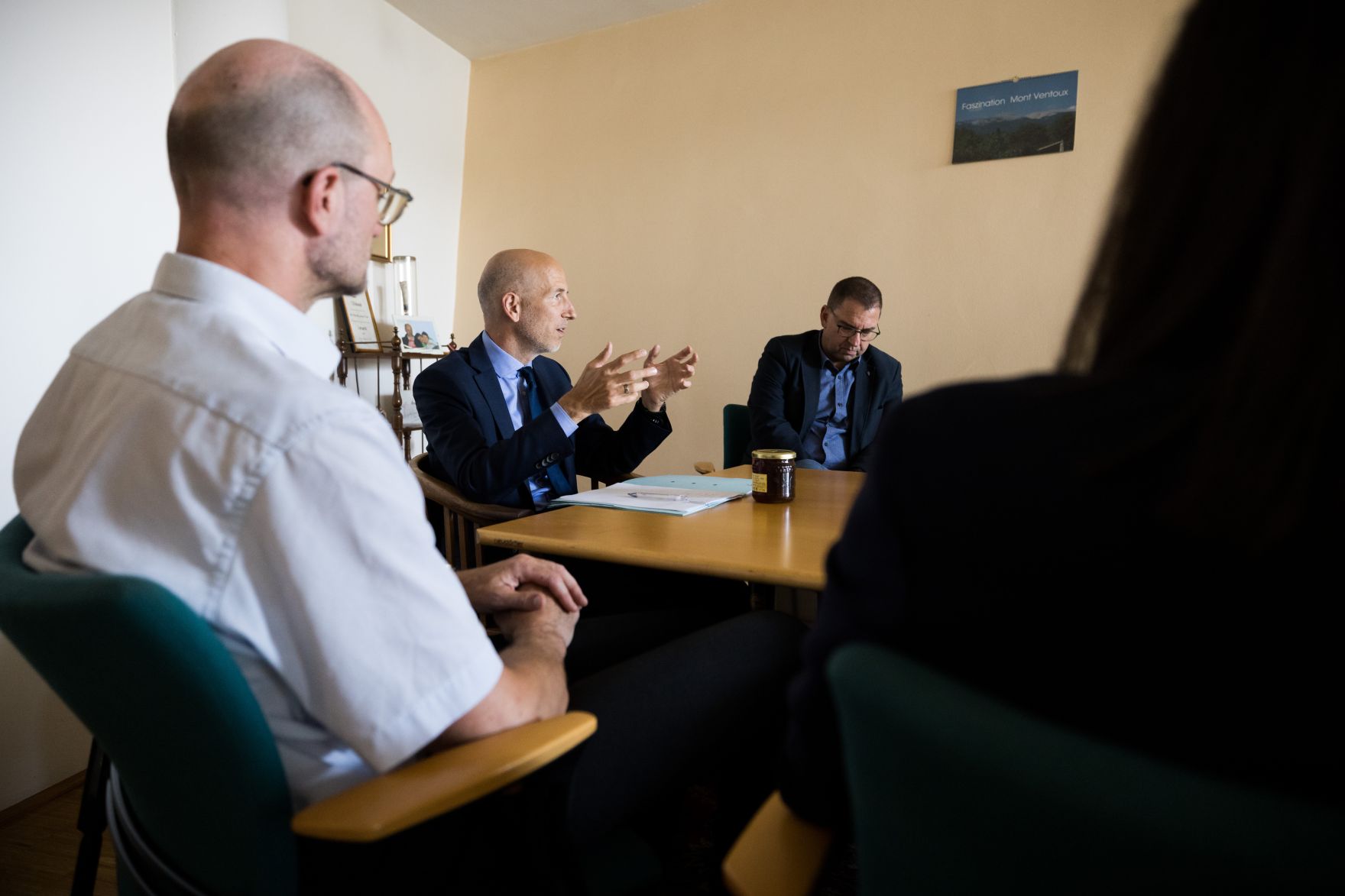 Am 6. September 2021 besuchte Bundesminister Martin Kocher (2.v.l.) im Rahmen seines Bundesl&auml;ndertags in der Steiermark die AI Steiermark.