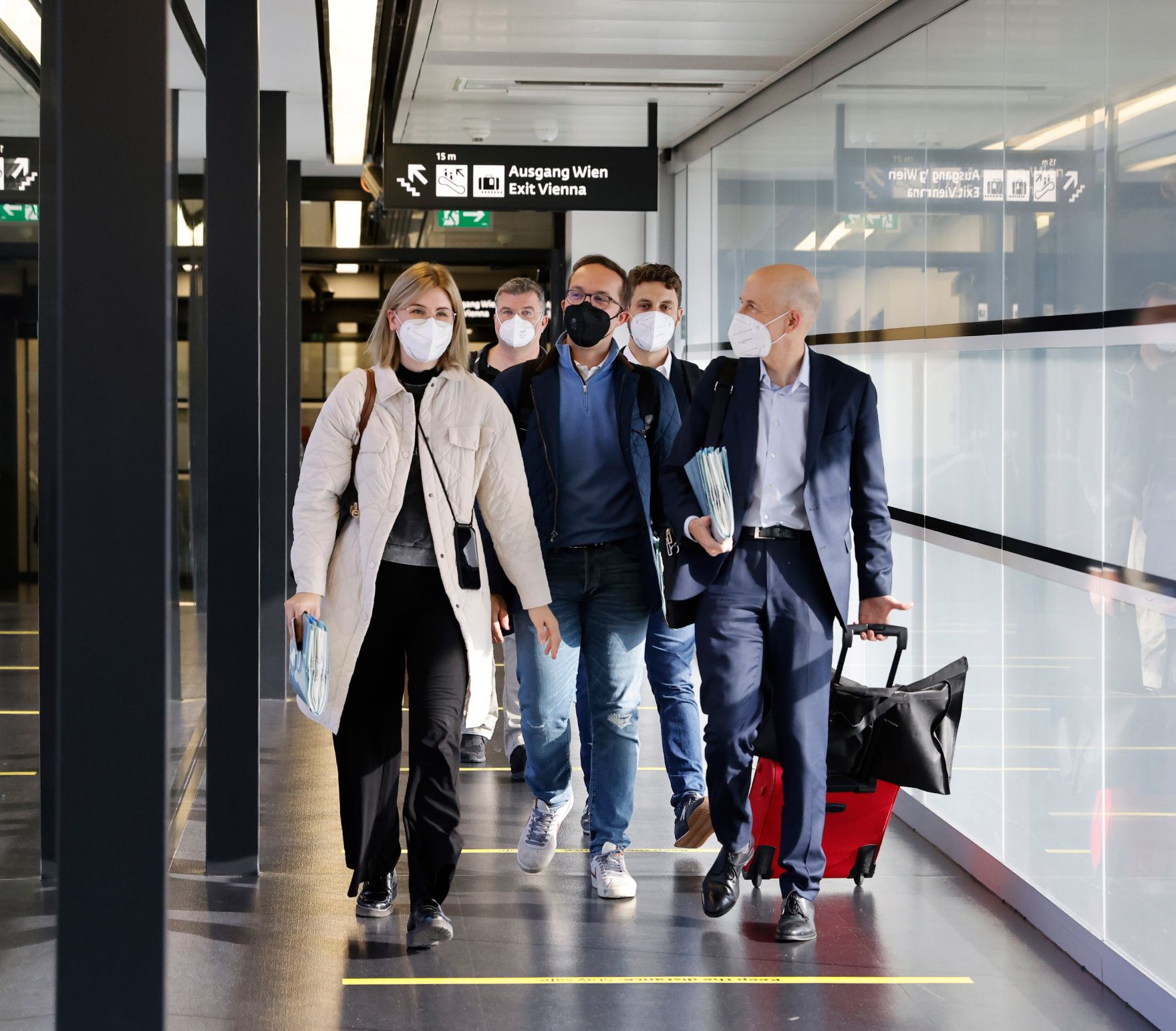 Am 17. Oktober 2021 reiste Bundesminister Martin Kocher (r.) zu einem mehrt&auml;gigen Arbeitsbesuch nach Washington.