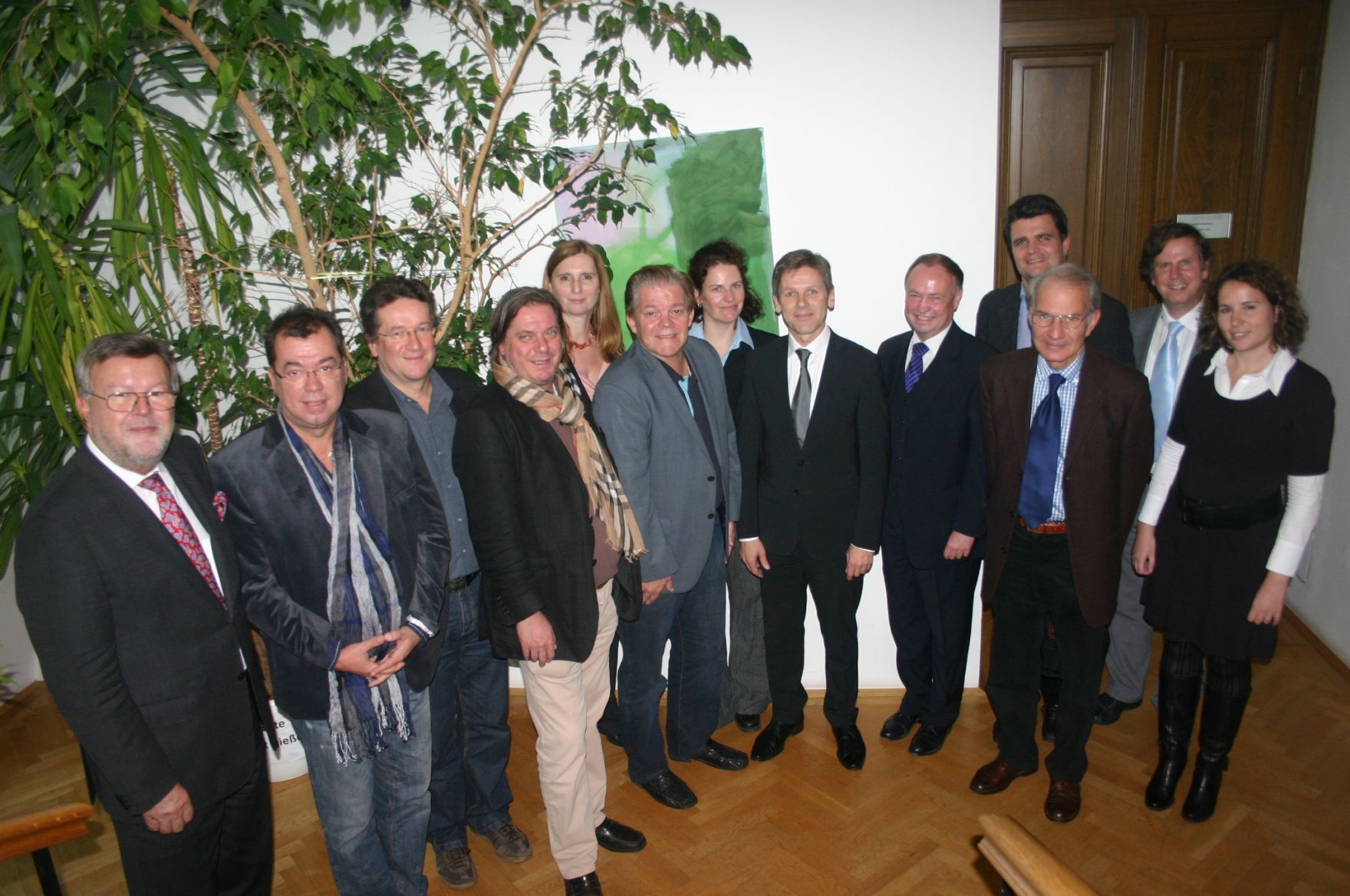 Staatssekret&auml;r Josef Ostermayer (m.) anl&auml;sslich der 200. Sitzung des Datenschutzrates.