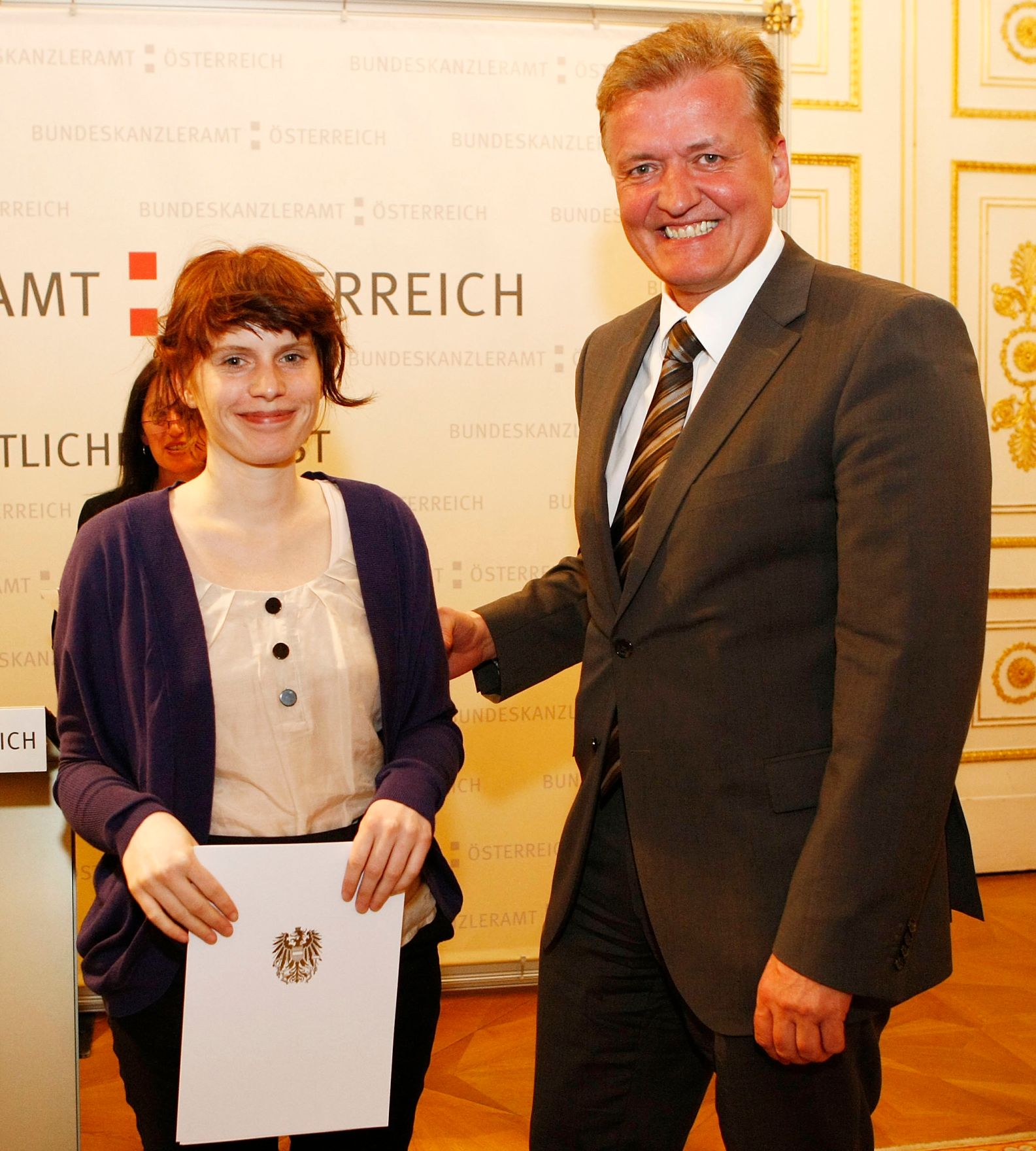 Am 12. Mai 2010 wurden im Bundeskanzleramt in Wien die Johanna-Dohnal-F&ouml;rderpreise an Dissertantinnen und Diplomandinnen, die ein technisches und/oder feministisches Studium absolvieren verliehen.