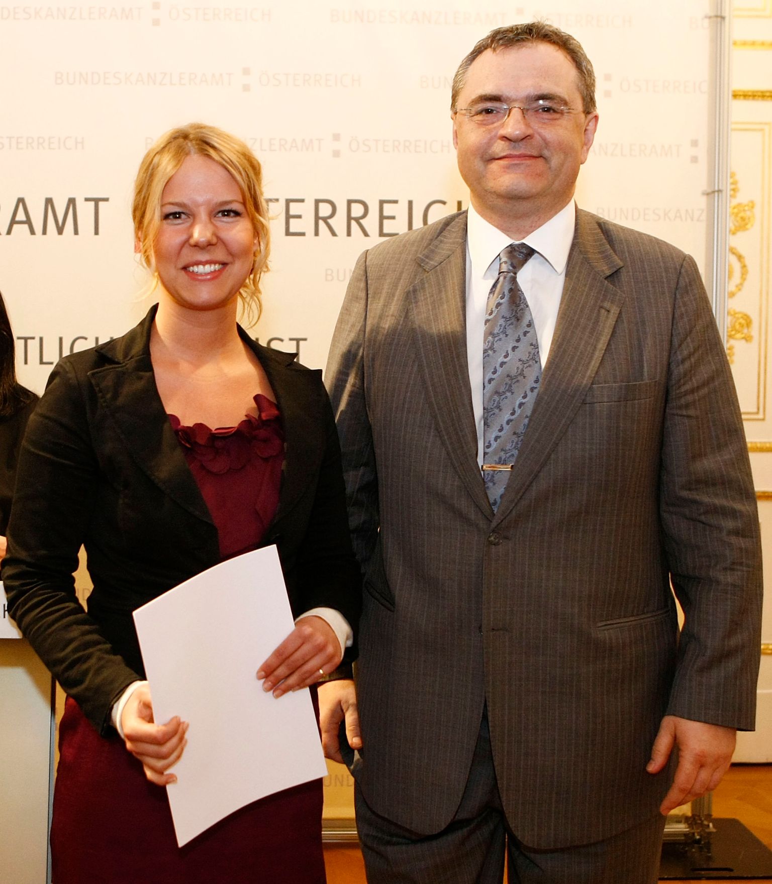 Am 12. Mai 2010 wurden im Bundeskanzleramt in Wien die Johanna-Dohnal-F&ouml;rderpreise an Dissertantinnen und Diplomandinnen, die ein technisches und/oder feministisches Studium absolvieren verliehen.