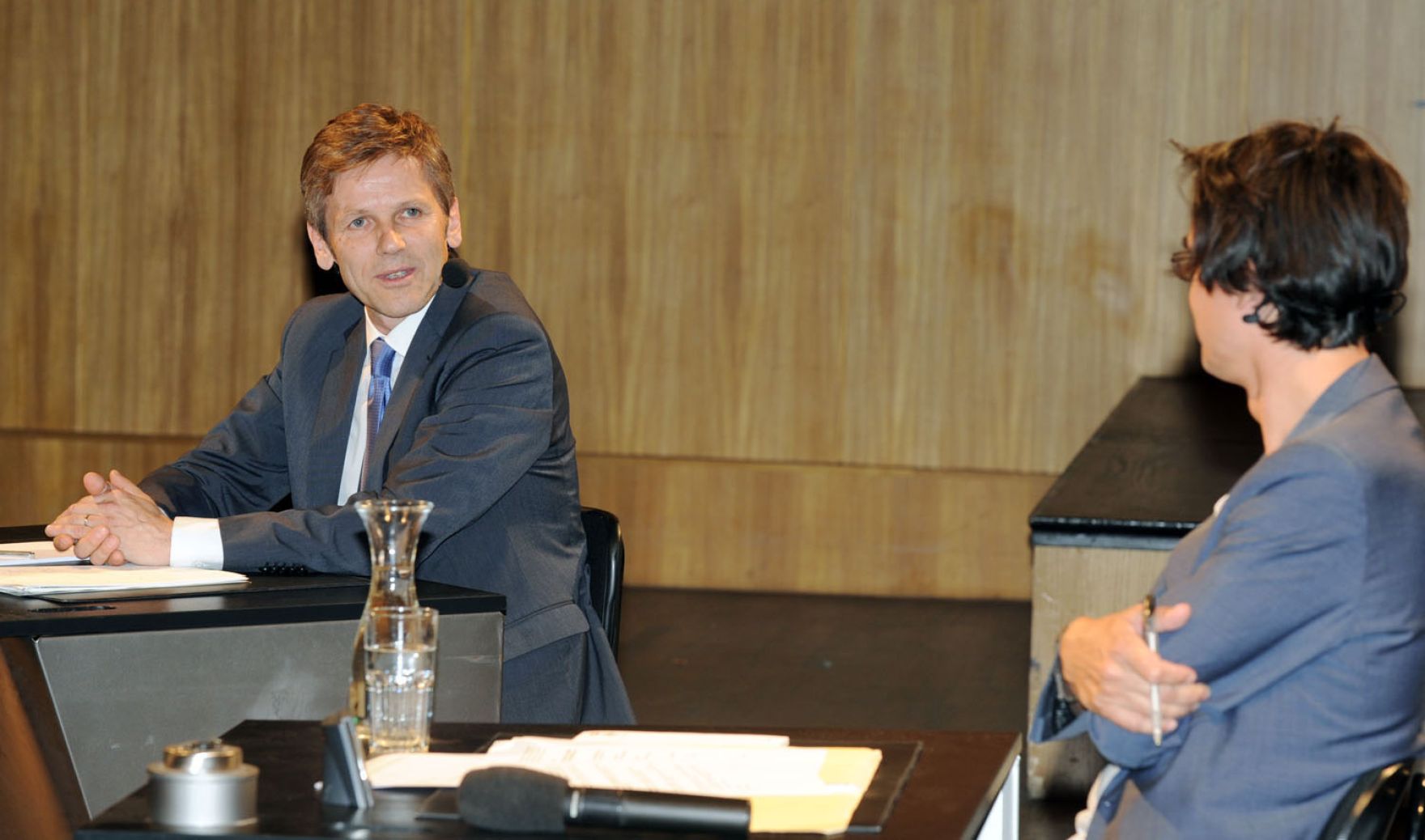 Am 26. Juni 2012 Staatssekret&auml;r Josef Ostermayer in der ORF-Sendung &quot;Im Klartext&quot;.