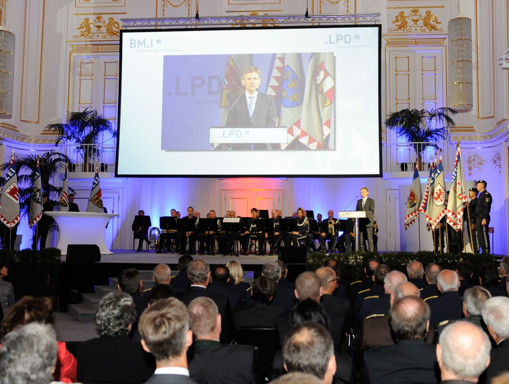 Am 31. August 2012 hielt Staatssekret&auml;r Josef Ostermayer anl&auml;sslich der Vorstellung der Spitzenkr&auml;fte der neuen Landespolizeidirektionen (LPD) eine Rede in der Wiener Hofburg.