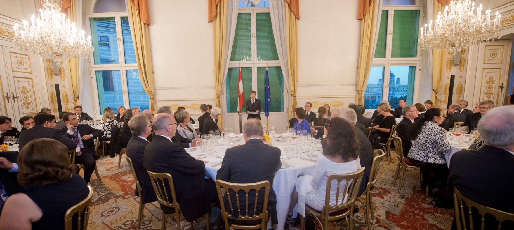 Am 10. September 2012 fand im Bundeskanzleramt ein Empfang zum Internationalen Kongress der Verfassungsgerichtsh&ouml;fe statt.