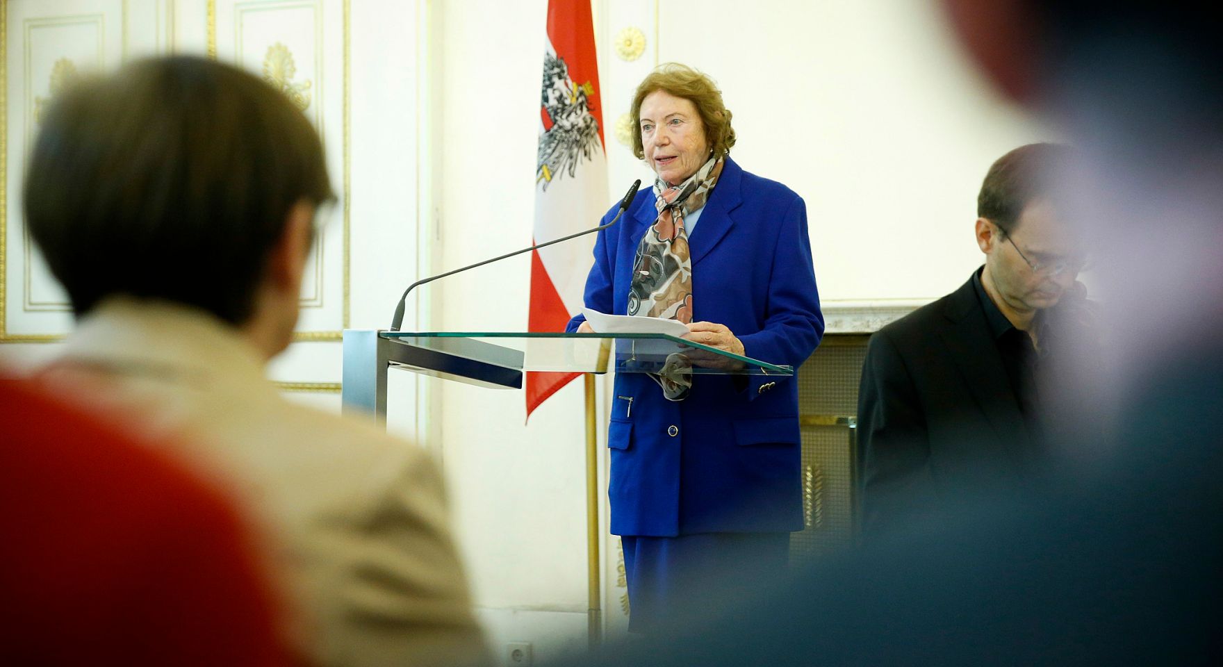 Am 18. September 2013 hielt Staatssekret&auml;r Josef Ostermayer eine Ansprache bei der Buchpr&auml;sentation &quot;Die Vollstreckung verlief ohne Besonderheiten&quot; Hinrichtungen in Wien, 1938 bis 1945 im Bundeskanzleramt.