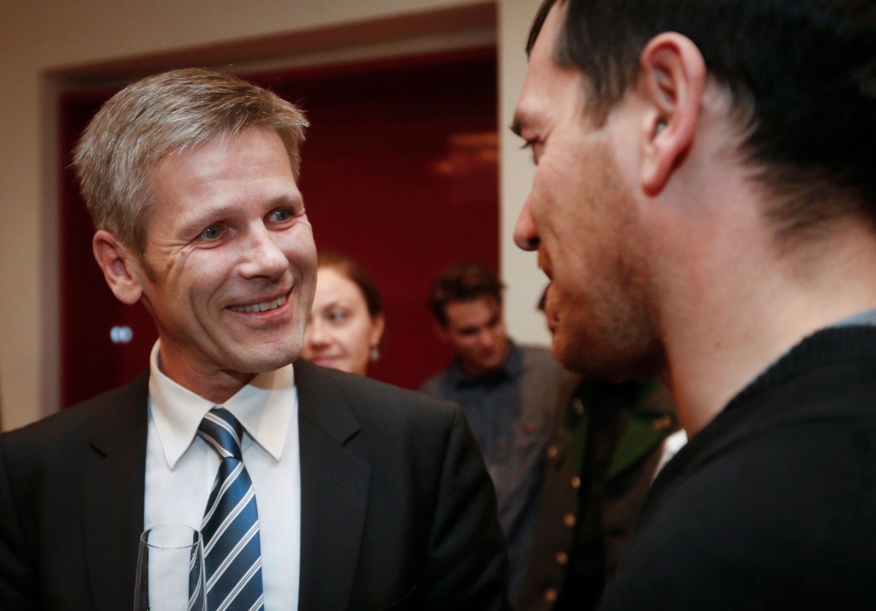 Kanzleramtsminister Josef Ostermayer am 13. Februar 2014 bei einem Empfang zu Ehren der &ouml;sterreichischen Filmemacher bei der Berlinale 2014 in der &Ouml;sterreichischen Botschaft in Berlin.