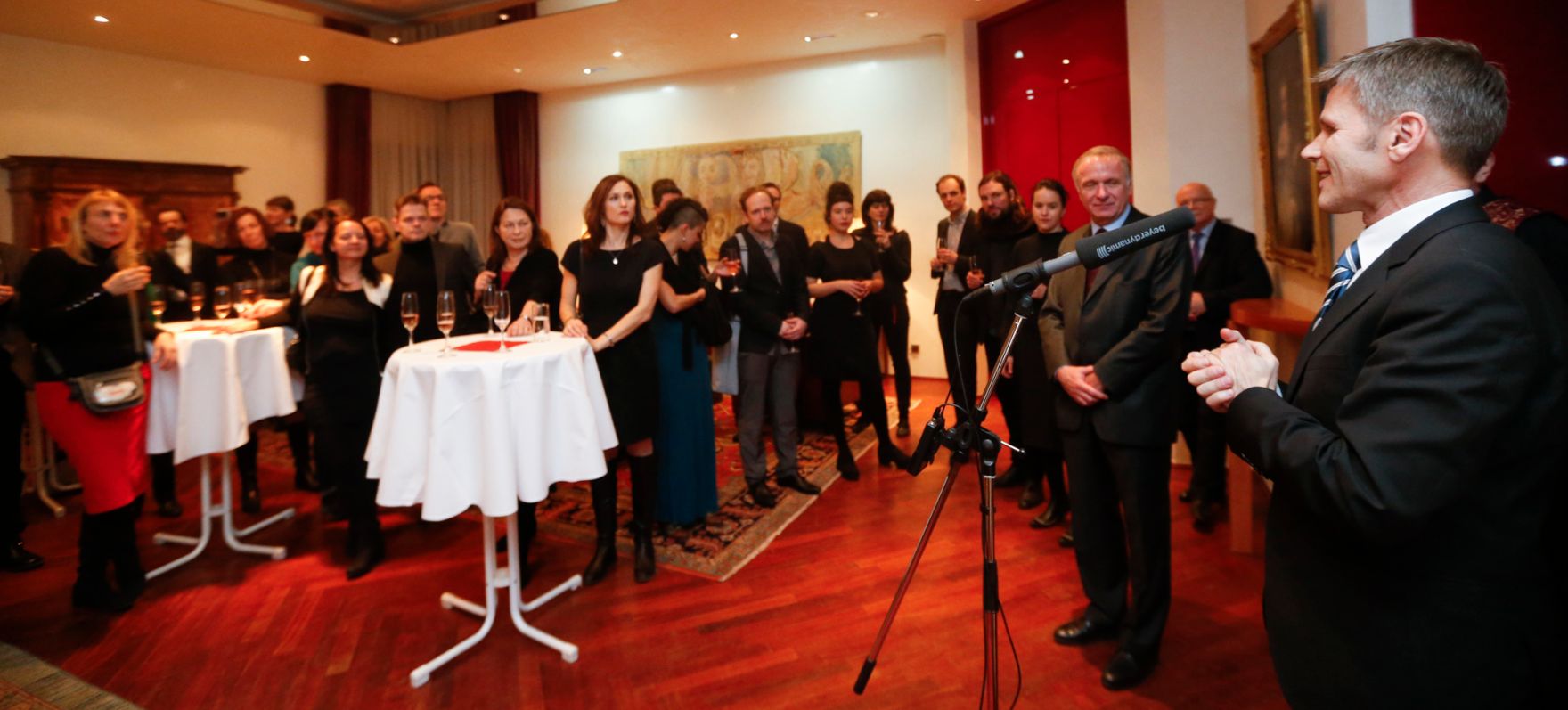 Kanzleramtsminister Josef Ostermayer am 13. Februar 2014 bei einem Empfang zu Ehren der &ouml;sterreichischen Filmemacher bei der Berlinale 2014 in der &Ouml;sterreichischen Botschaft in Berlin.