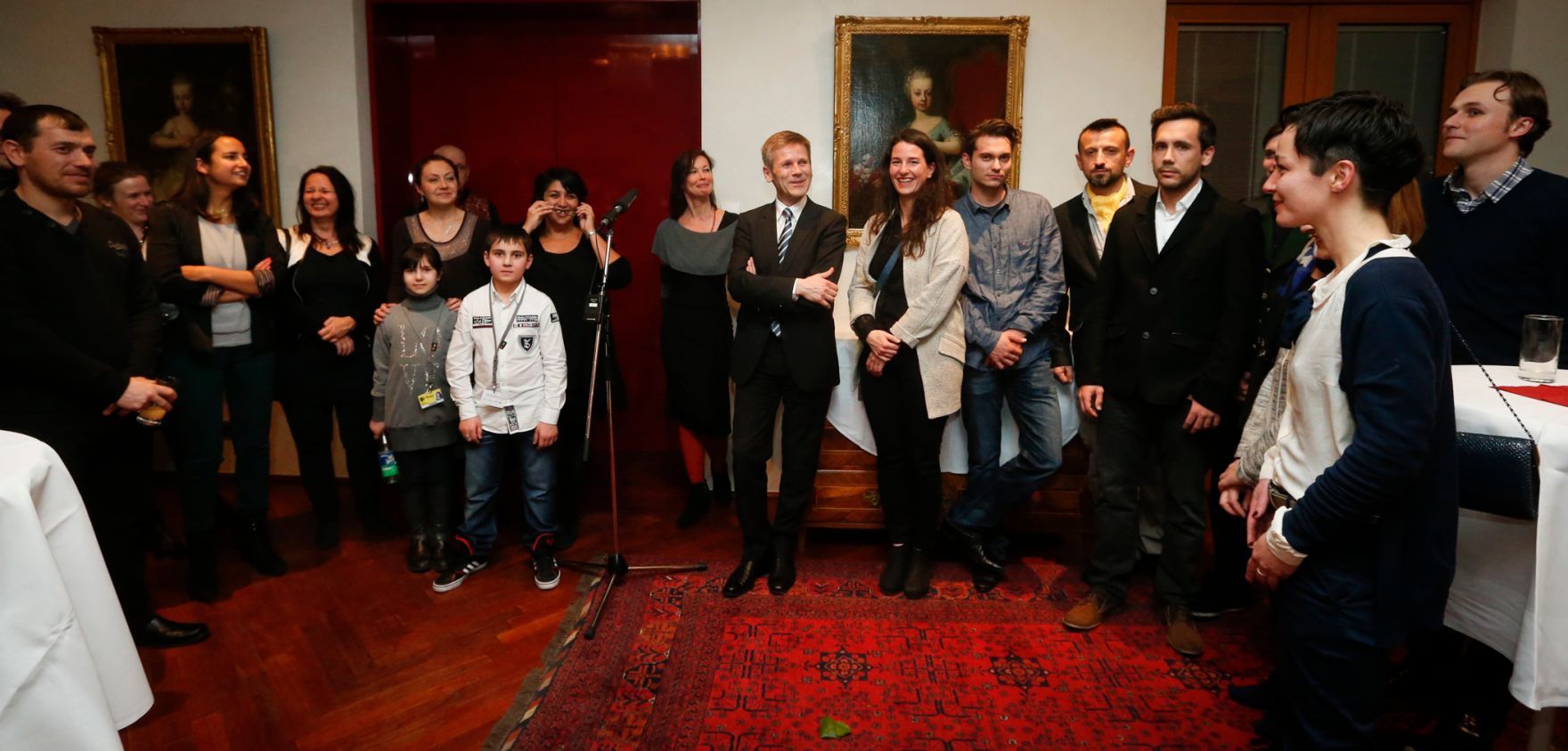 Kanzleramtsminister Josef Ostermayer am 13. Februar 2014 bei einem Empfang zu Ehren der &ouml;sterreichischen Filmemacher bei der Berlinale 2014 in der &Ouml;sterreichischen Botschaft in Berlin.