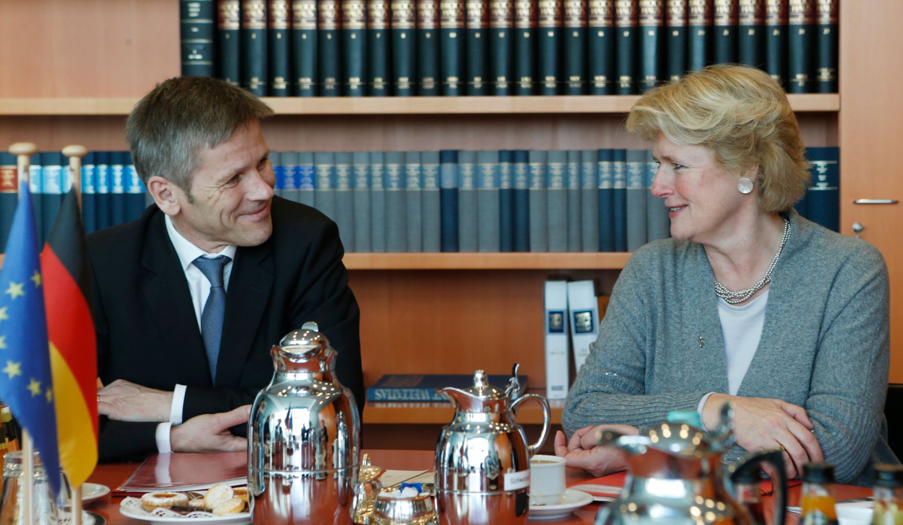Am 14. Februar 2014 traf Kanzleramtsminister Josef Ostermayer seine deutsche Amtskollegin, die Staatsministerin f&uuml;r Kultur Monika Gr&uuml;tters, im Bundeskanzleramt in Berlin.