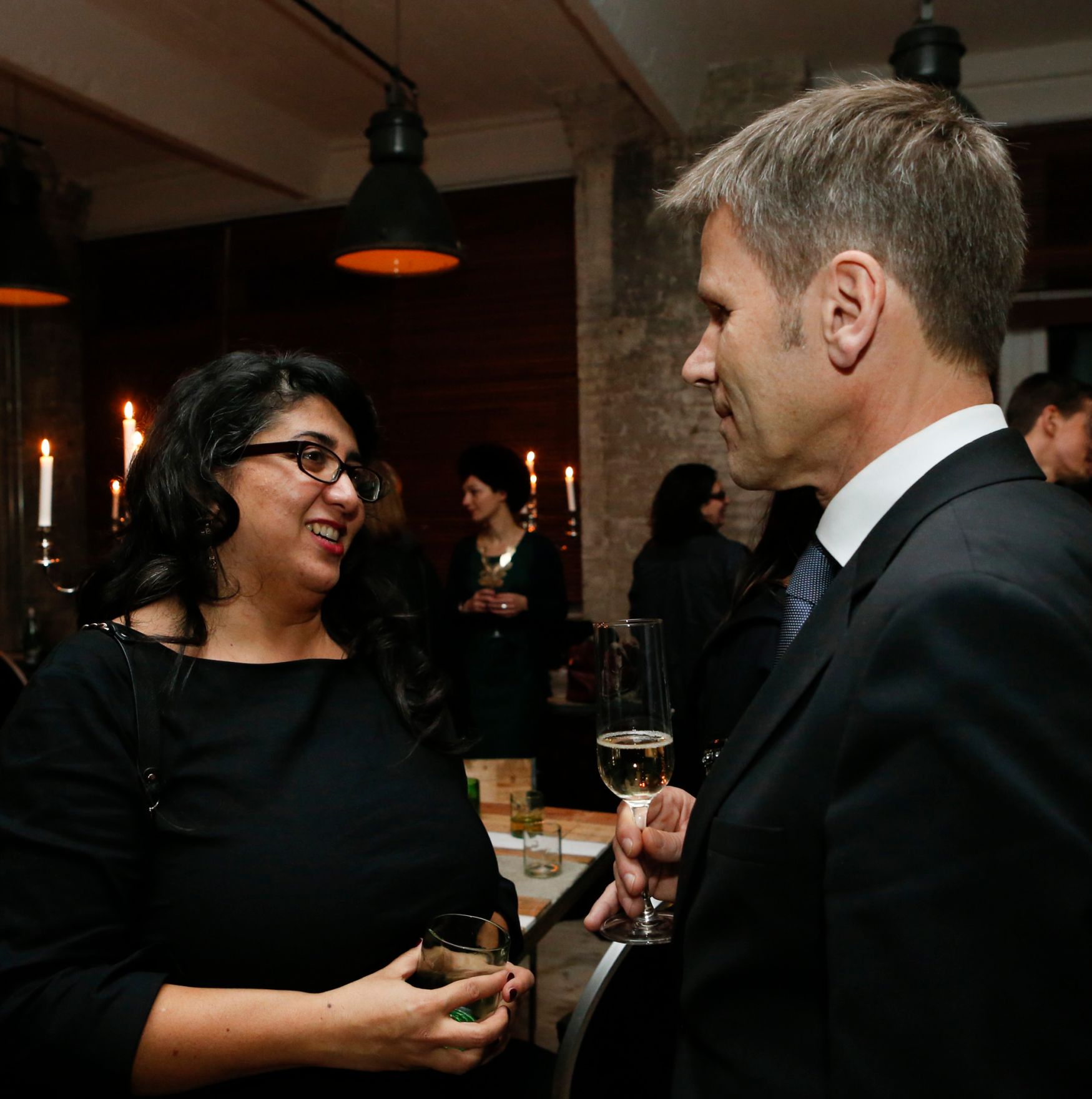 Am 14. Februar 2014 besuchte Kanzleramtsminister Josef Ostermayer (r.) die Premierenfeiern der &ouml;sterreichischen Beitr&auml;ge "Macondo" und "DMD KIU LIDT" der Berlinale 2014.
