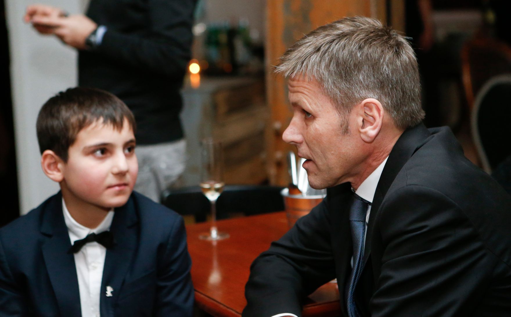 Am 14. Februar 2014 besuchte Kanzleramtsminister Josef Ostermayer (r.) die Premierenfeiern der &ouml;sterreichischen Beitr&auml;ge "Macondo" und "DMD KIU LIDT" der Berlinale 2014.