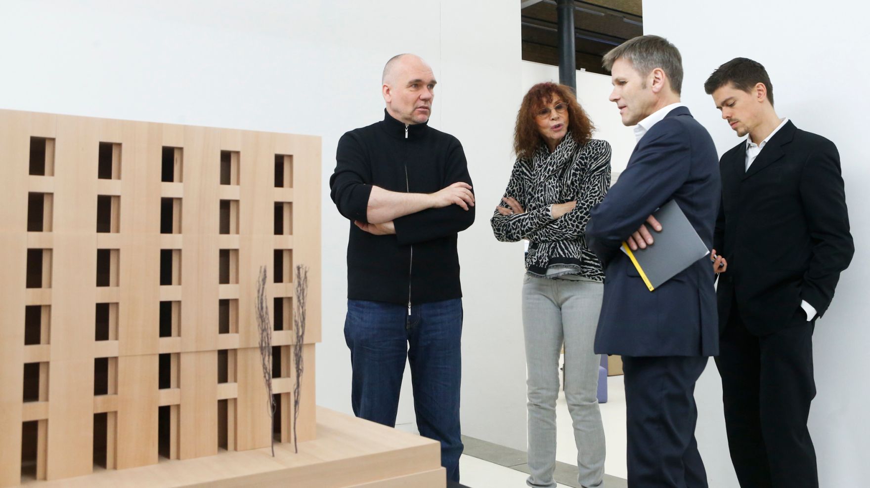 Kanzleramtsminister Josef Ostermayer am 15. Februar 2014 zu Besuch im Architekturforum Aedes in Berlin.