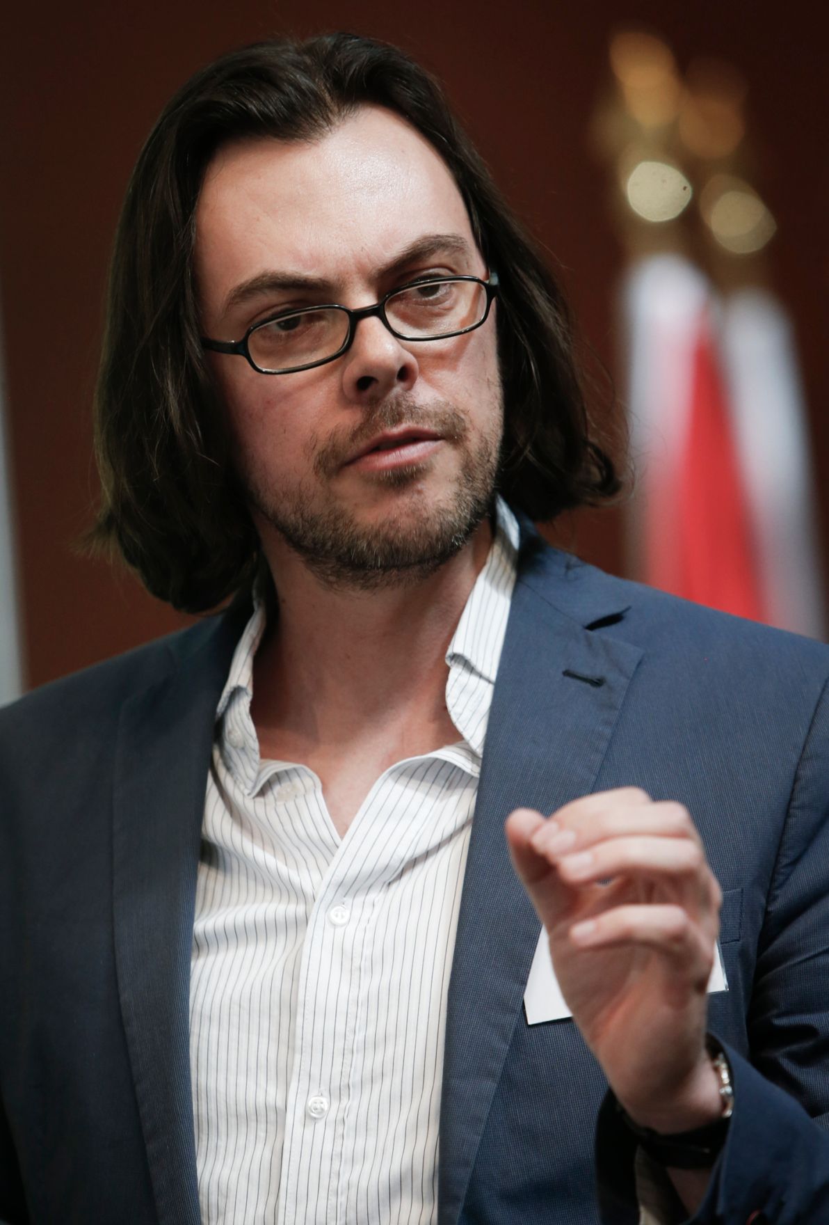 Am 26. M&auml;rz 2014 er&ouml;ffnete Kanzleramtsminister Josef Ostermayer die Bundes-PersonalleiterInnen-Tagung in der Universit&auml;t Wien. Im Bild Manuel Nagl (Donau-Universit&auml;t Krems).