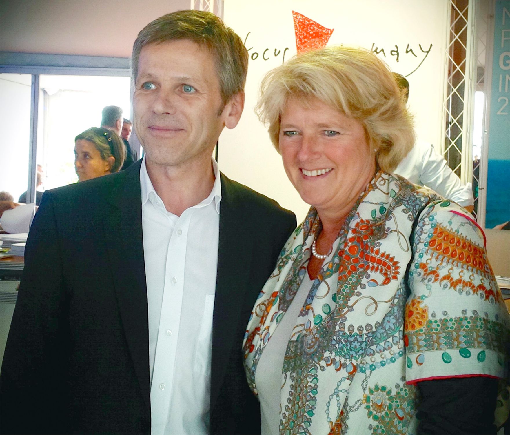 Am 16. Mai 2014 besuchte Bundesminister Josef Ostermayer die Weltpremiere des &Ouml;sterreichischen Filmes &bdquo;Amour Fou&ldquo; bei den Filmfestspielen in Cannes. Im Bild Josef Ostermayer (l.) mit der deutschen Staatsministerin f&uuml;r Kultur und Medien Monika Gr&uuml;tters (r.).