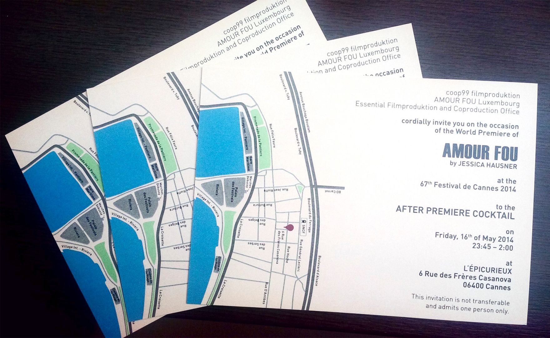 Am 16. Mai 2014 besuchte Bundesminister Josef Ostermayer die Weltpremiere des &Ouml;sterreichischen Filmes &bdquo;Amour Fou&ldquo; bei den Filmfestspielen in Cannes.