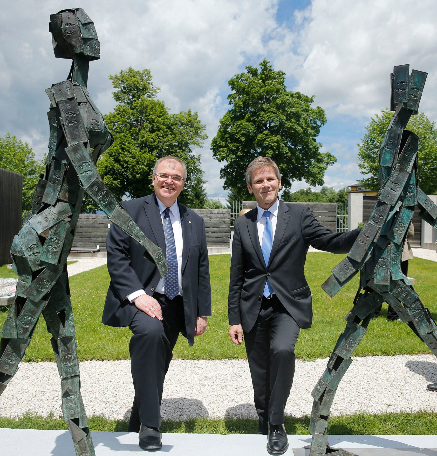 Am 30. Mai 2014 fand in K&auml;rnten die Bundesl&auml;ndertour mit Bundesminister Josef Ostermayer (r.) und Justizminister Wolfgang Brandstetter (l.) statt.