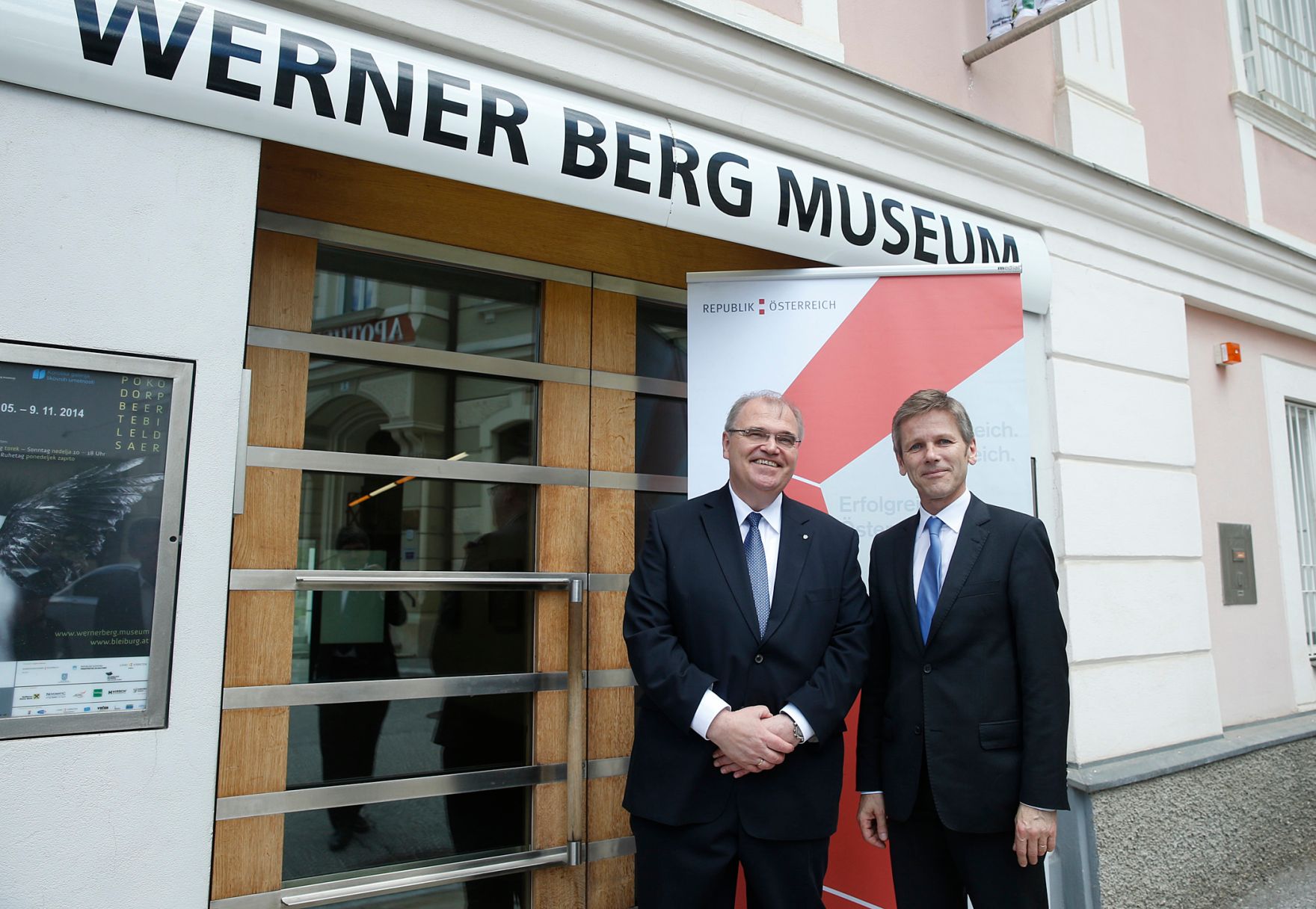Am 30. Mai 2014 fand in K&auml;rnten die Bundesl&auml;ndertour mit Bundesminister Josef Ostermayer (r.) und Justizminister Wolfgang Brandstetter (l.) statt.