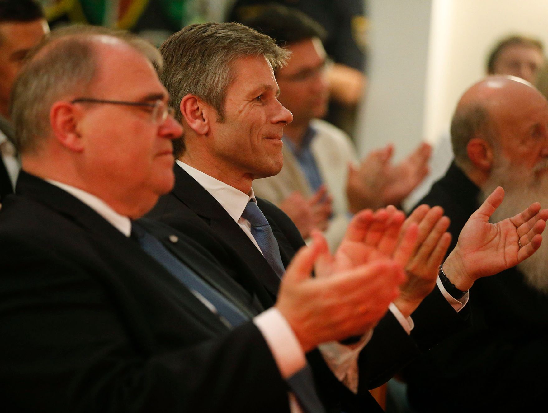 Am 30. Mai 2014 fand in K&auml;rnten die Bundesl&auml;ndertour mit Bundesminister Josef Ostermayer (r.) und Justizminister Wolfgang Brandstetter (l.) statt.