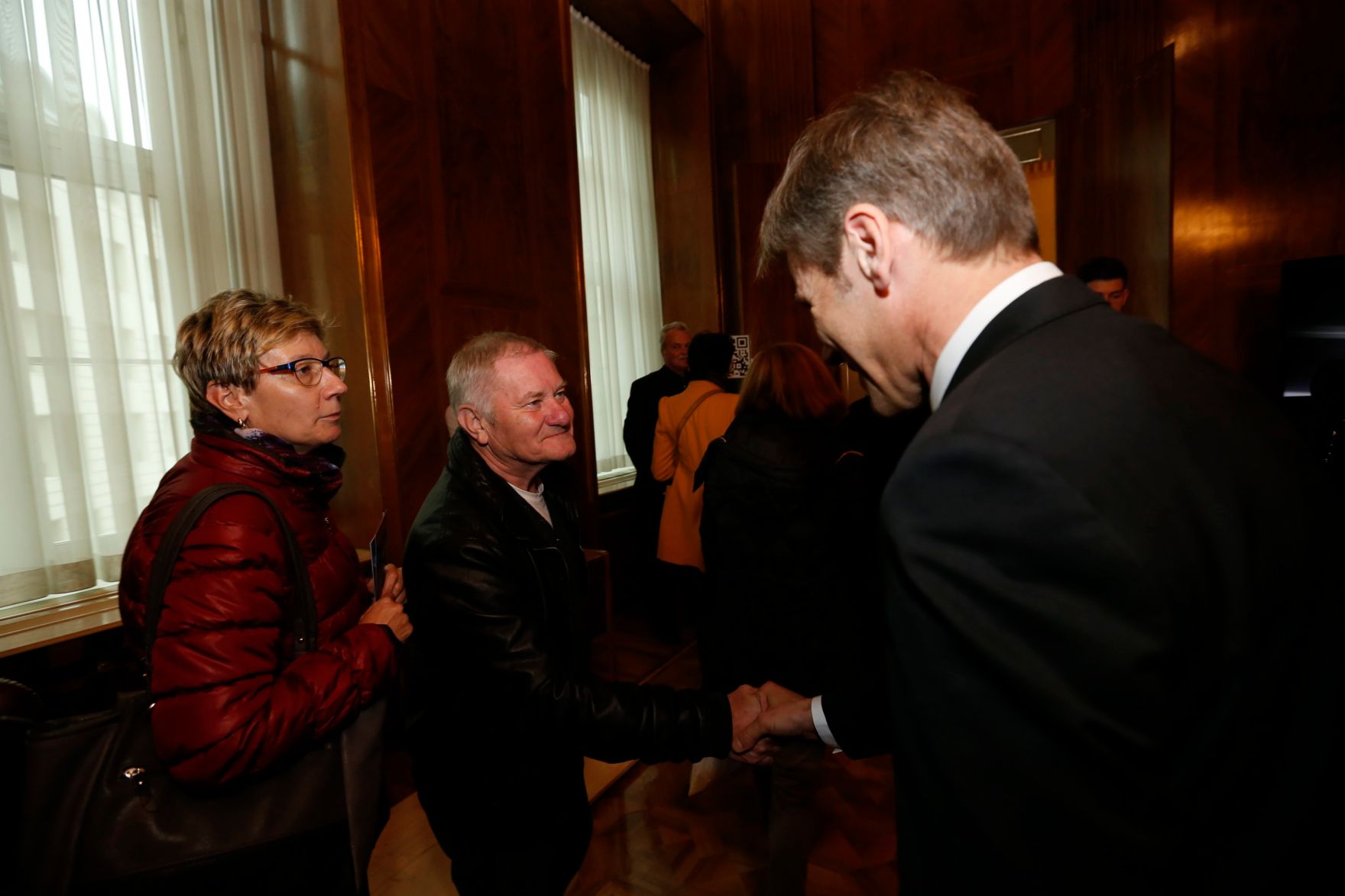 Am 26. Oktober 2014 empfing Kanzleramtsminister Josef Ostermayer im Rahmen des Nationalfeiertages Besucherinnen und Besucher im Bundeskanzleramt.