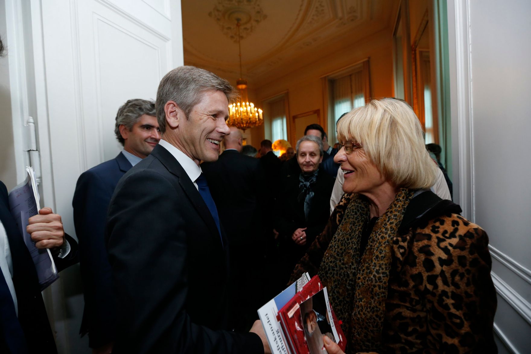 Am 26. Oktober 2014 empfing Kanzleramtsminister Josef Ostermayer im Rahmen des Nationalfeiertages Besucherinnen und Besucher im Bundeskanzleramt.