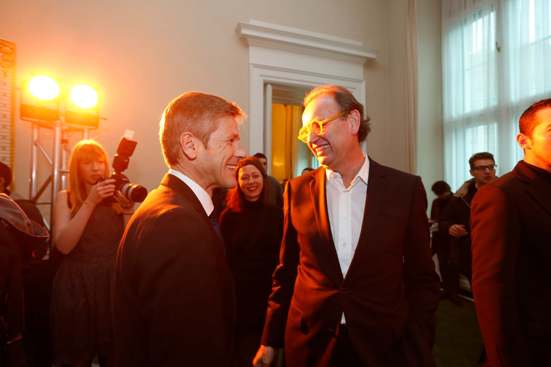 Am 26. Oktober 2014 empfing Kanzleramtsminister Josef Ostermayer im Rahmen des Nationalfeiertages Besucherinnen und Besucher im Bundeskanzleramt.