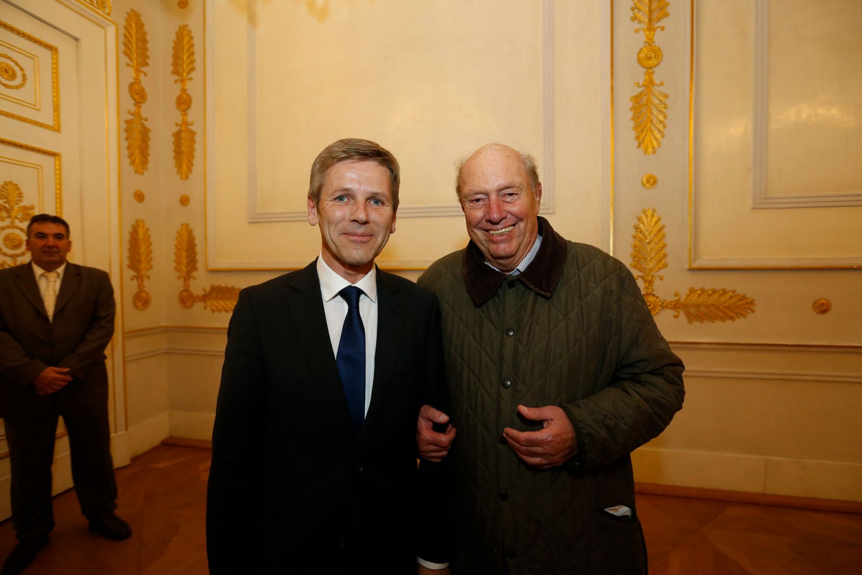 Am 26. Oktober 2014 empfing Kanzleramtsminister Josef Ostermayer im Rahmen des Nationalfeiertages Besucherinnen und Besucher im Bundeskanzleramt.