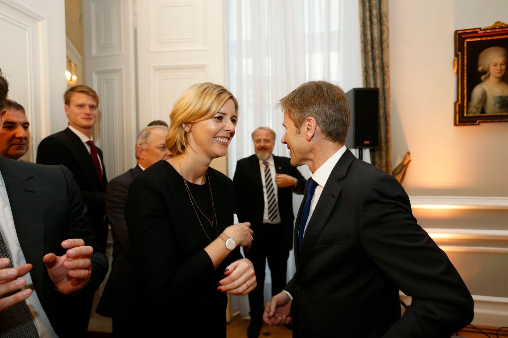 Am 26. Oktober 2014 empfing Kanzleramtsminister Josef Ostermayer im Rahmen des Nationalfeiertages Besucherinnen und Besucher im Bundeskanzleramt.