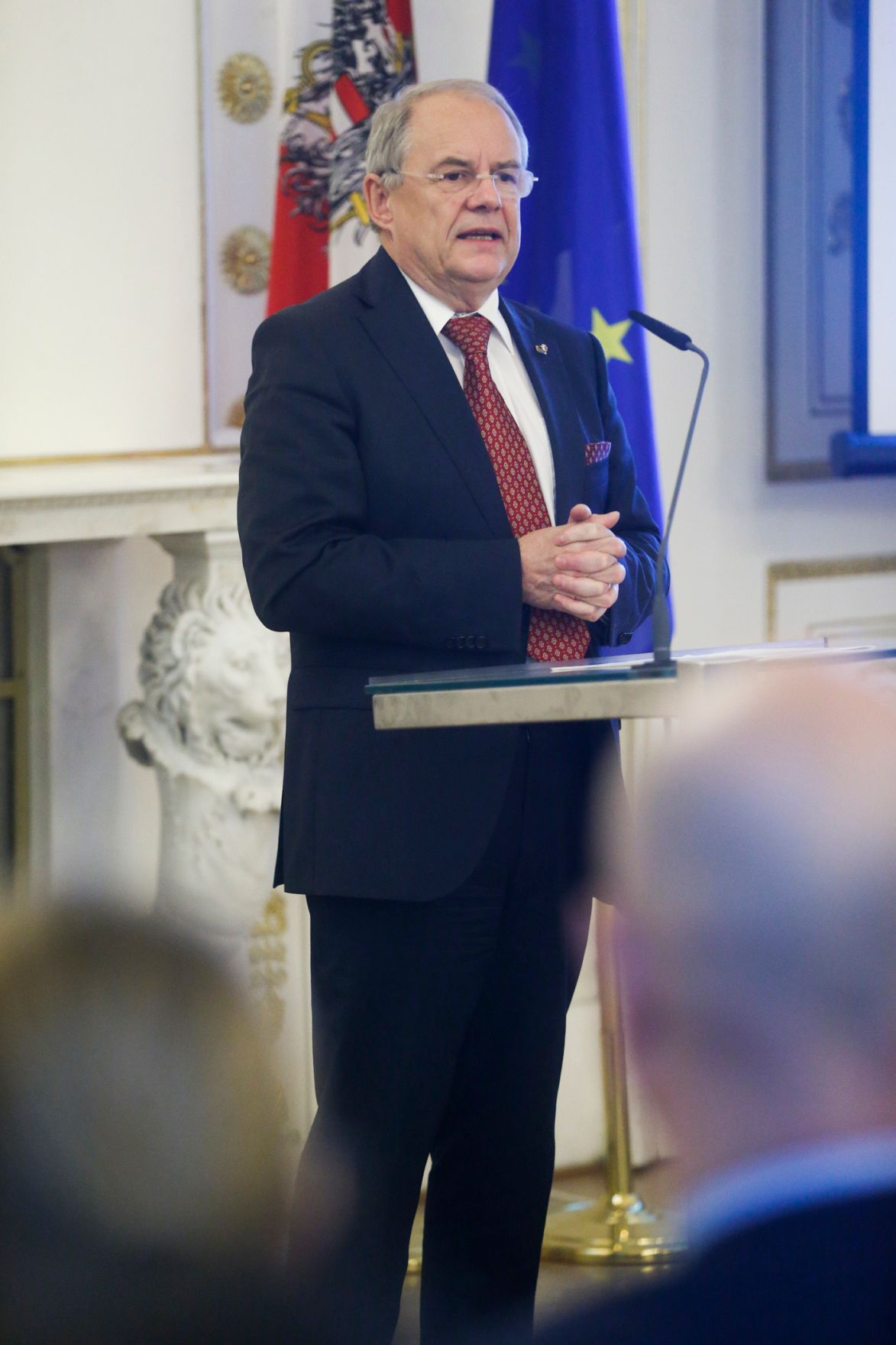 Am 13. November 2014 sprach Kunst- und Kulturminister Josef Ostermayer Gru&szlig;worte bei der Buchpr&auml;sentation &quot;Wiener Kongress. Die Erfindung Europas&quot;. Im Bild Sektionschef Manfred Matzka.