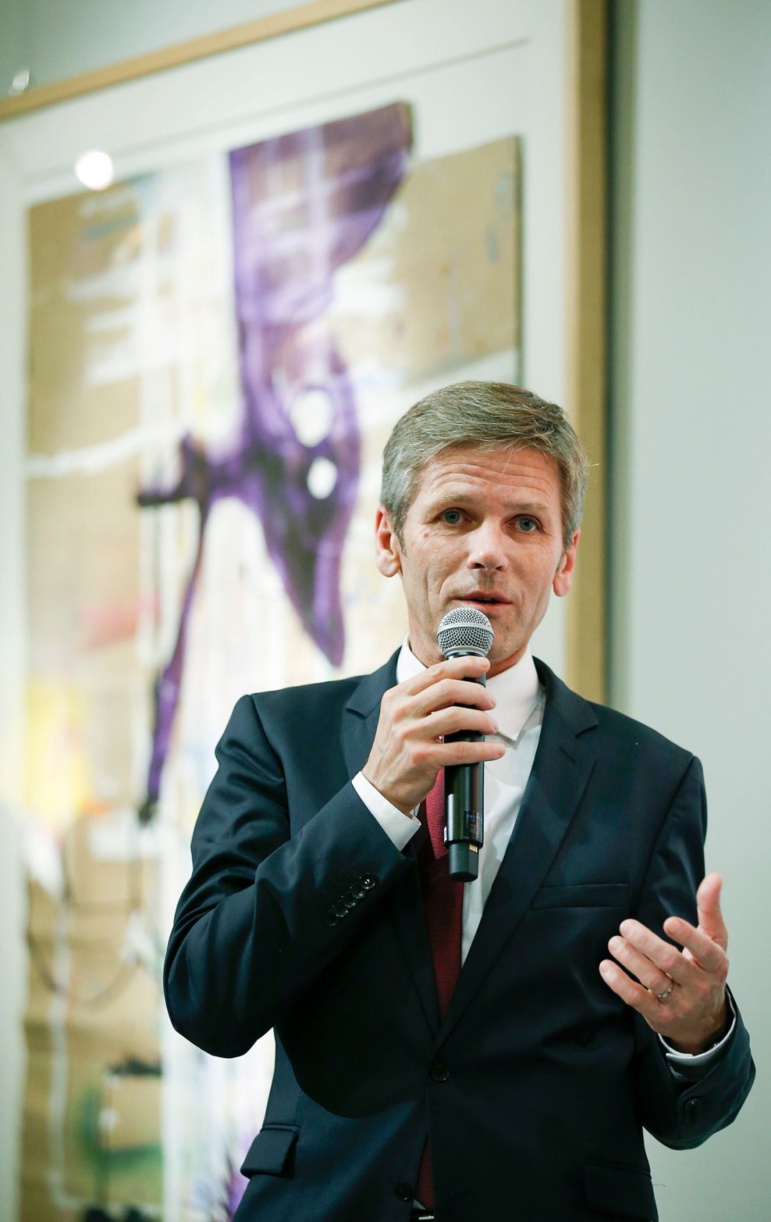 Am 17. November 2014 er&ouml;ffnete Kunst- und Kulturminister Josef Ostermayer die Vienna Art Week 2014.