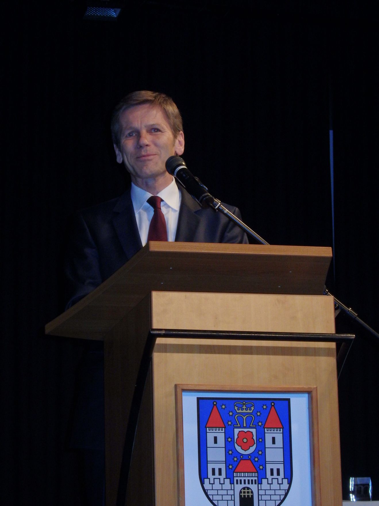 Am 3. Dezember 2014 fand die Vergabe des Museumspreises 2014 in der Marktgemeinde Haslach in Ober&ouml;sterreich statt. Im Bild Kunst- und Kulturminister Josef Ostermayer.