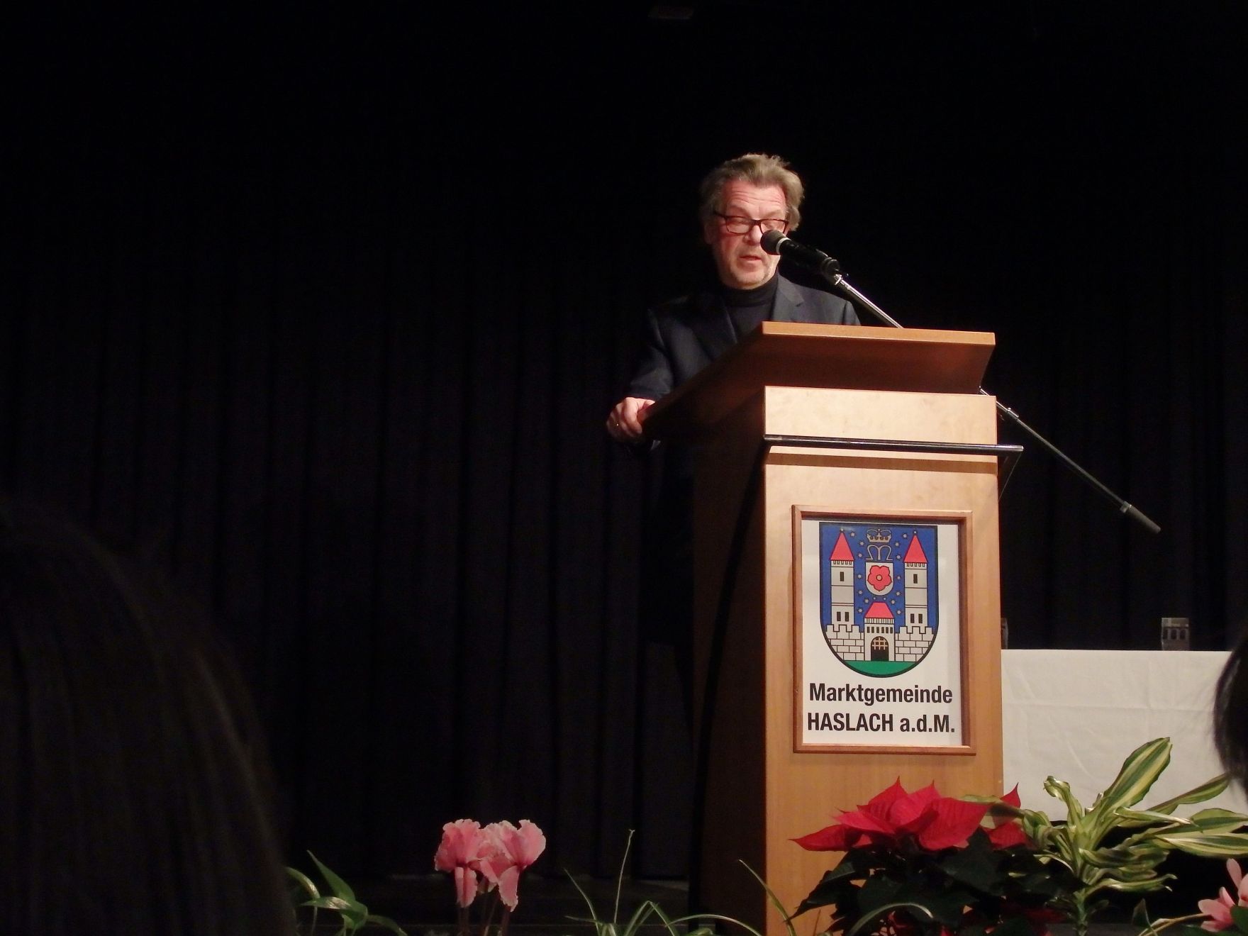 Am 3. Dezember 2014 fand die Vergabe des Museumspreises 2014 in der Marktgemeinde Haslach in Ober&ouml;sterreich statt. Im Bild Sektionschef Michael P. Franz.