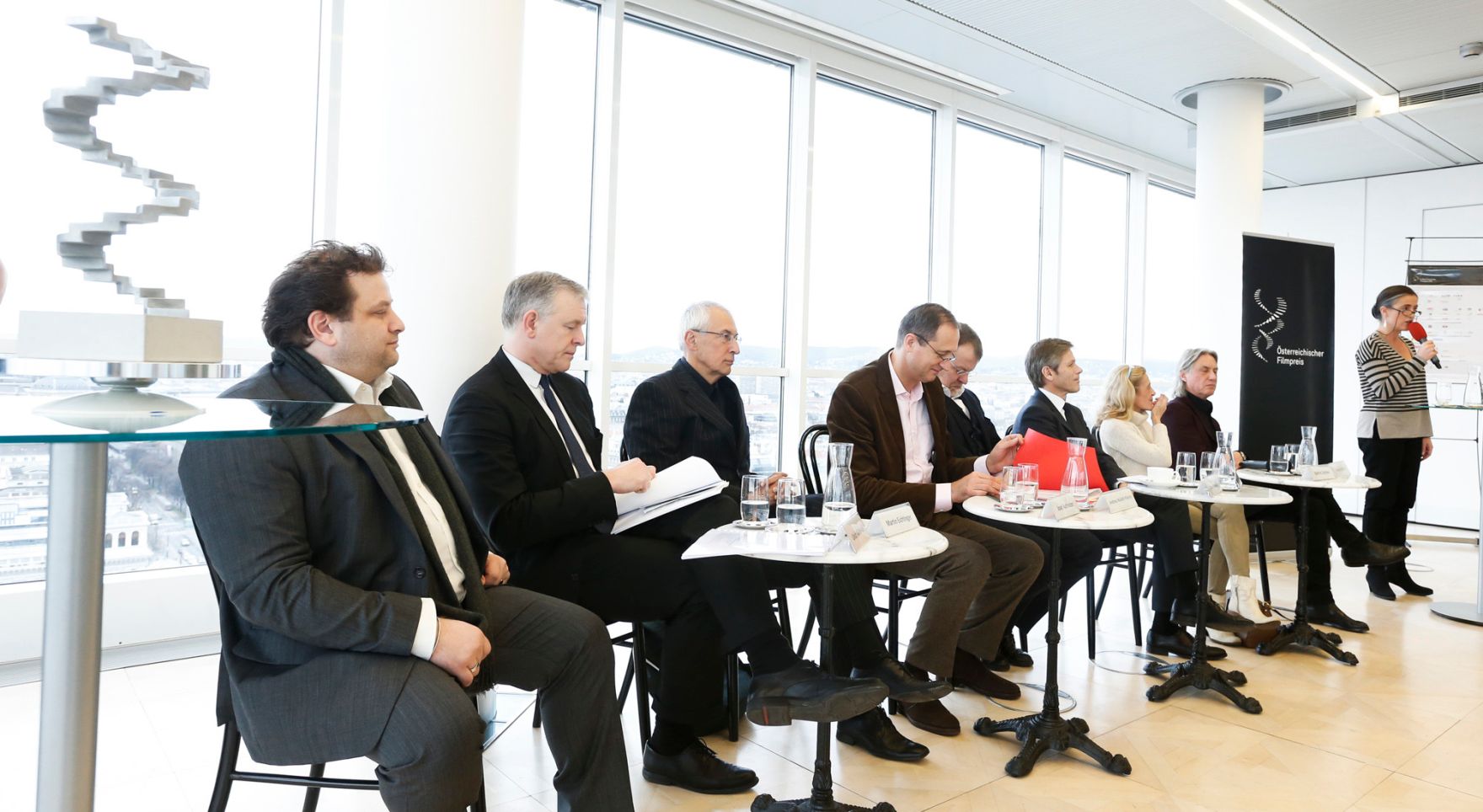 Am 18. Dezember 2014 sprach Kunst- und Kulturminister Josef Ostermayer bei der Nominierungspressekonferenz des &Ouml;sterreichischen Filmpreises.