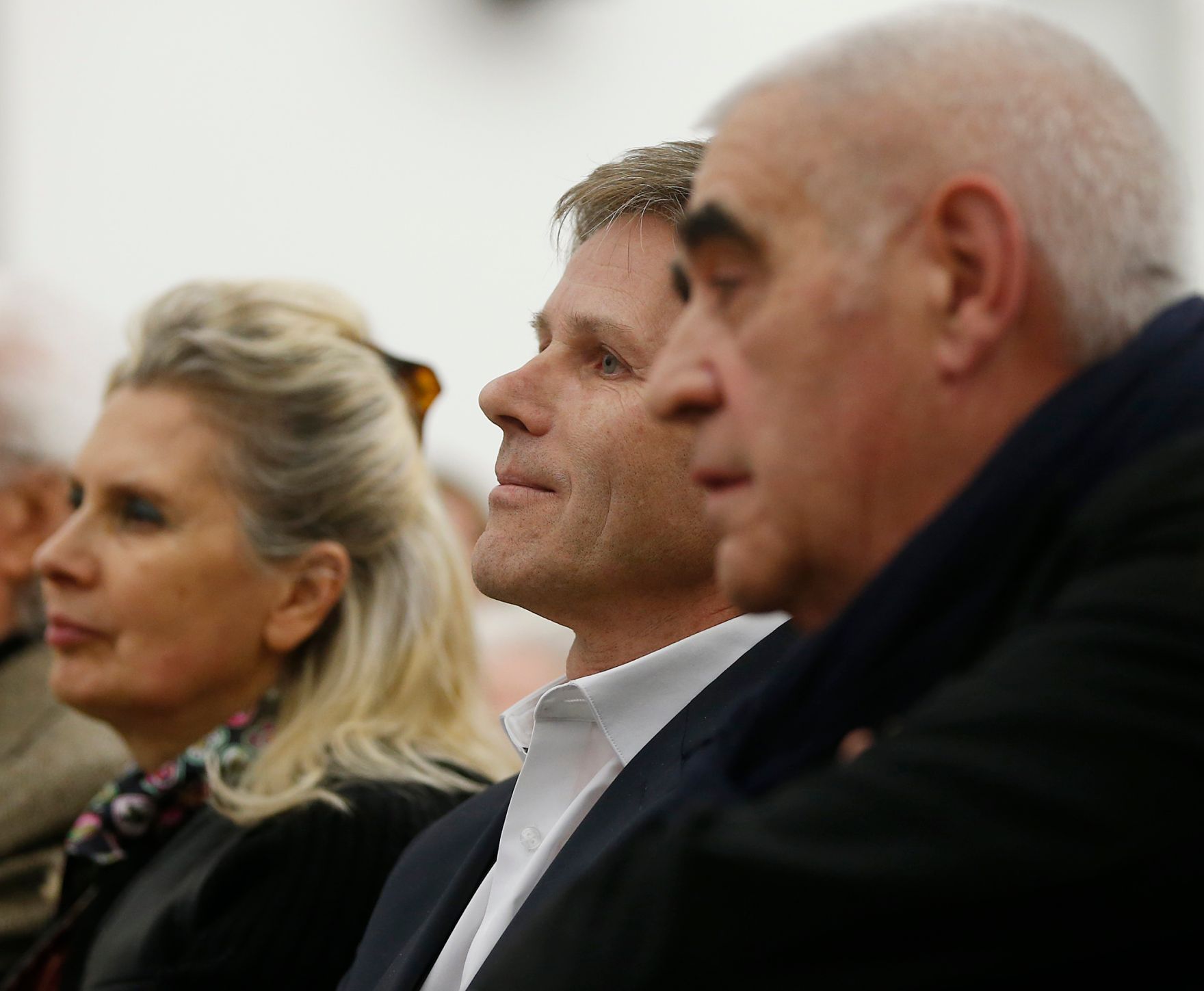 Am 26. Februar 2015 hielt Kunst -und Kulturminister Josef Ostermayer (l.) bei der Ausstellungser&ouml;ffnung "Vienna for Art`s Sake!" eine Rede. Im Bild mit Peter Noever (r.). 