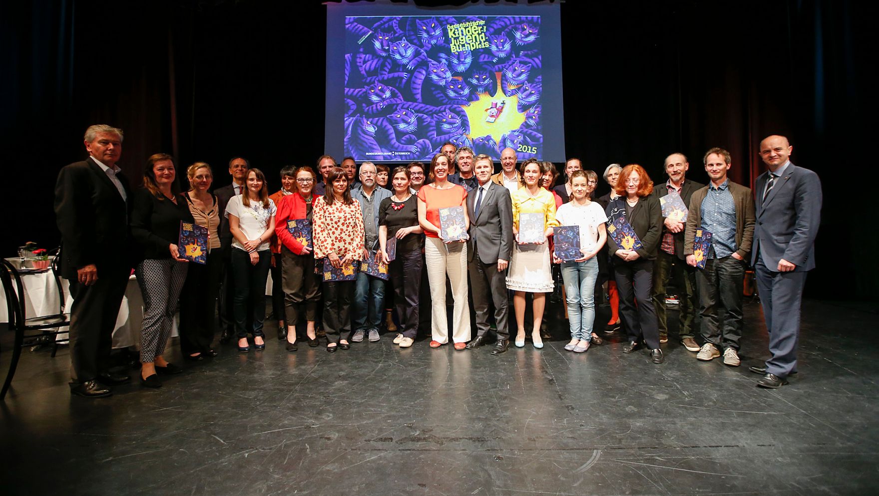 Am 18. Mai 2015 fand im Kultur- und Kongresszentrum in Eisenstadt die Verleihung des &Ouml;sterreichischen Kinder- und Jugendbuchpreises statt.