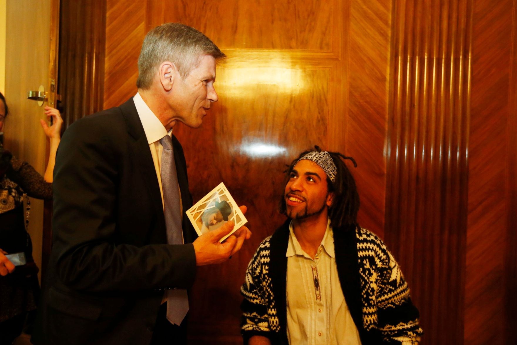 Am 26. Oktober 2015 empfing Kanzleramtsminister Josef Ostermayer im Rahmen des Nationalfeiertages Besucherinnen und Besucher im Bundeskanzleramt.
