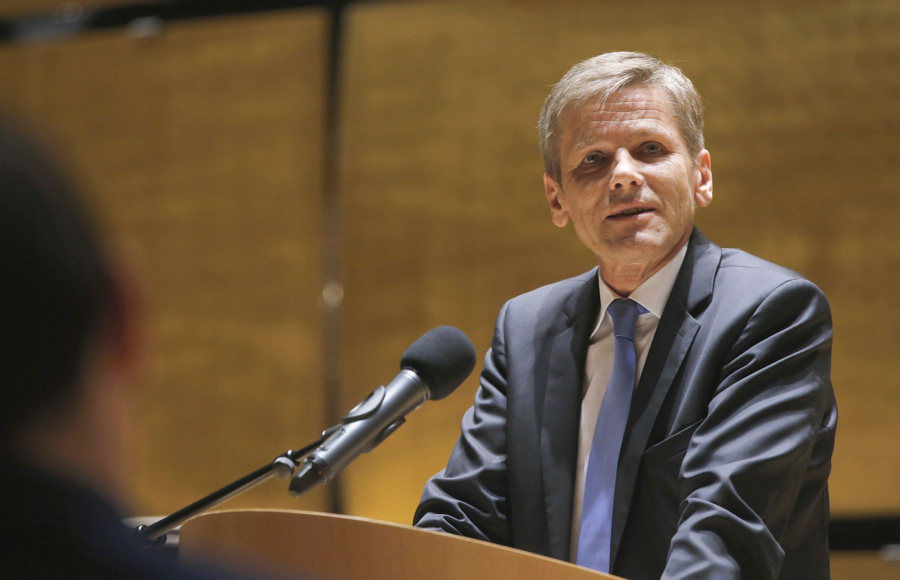 Am 30. Oktober 2015 hielt Kunst- und Kulturminister Josef Ostermayer (im Bild) eine Rede anl&auml;sslich der 60-Jahr-Feier der Internationalen Gustav Mahler Gesellschaft.